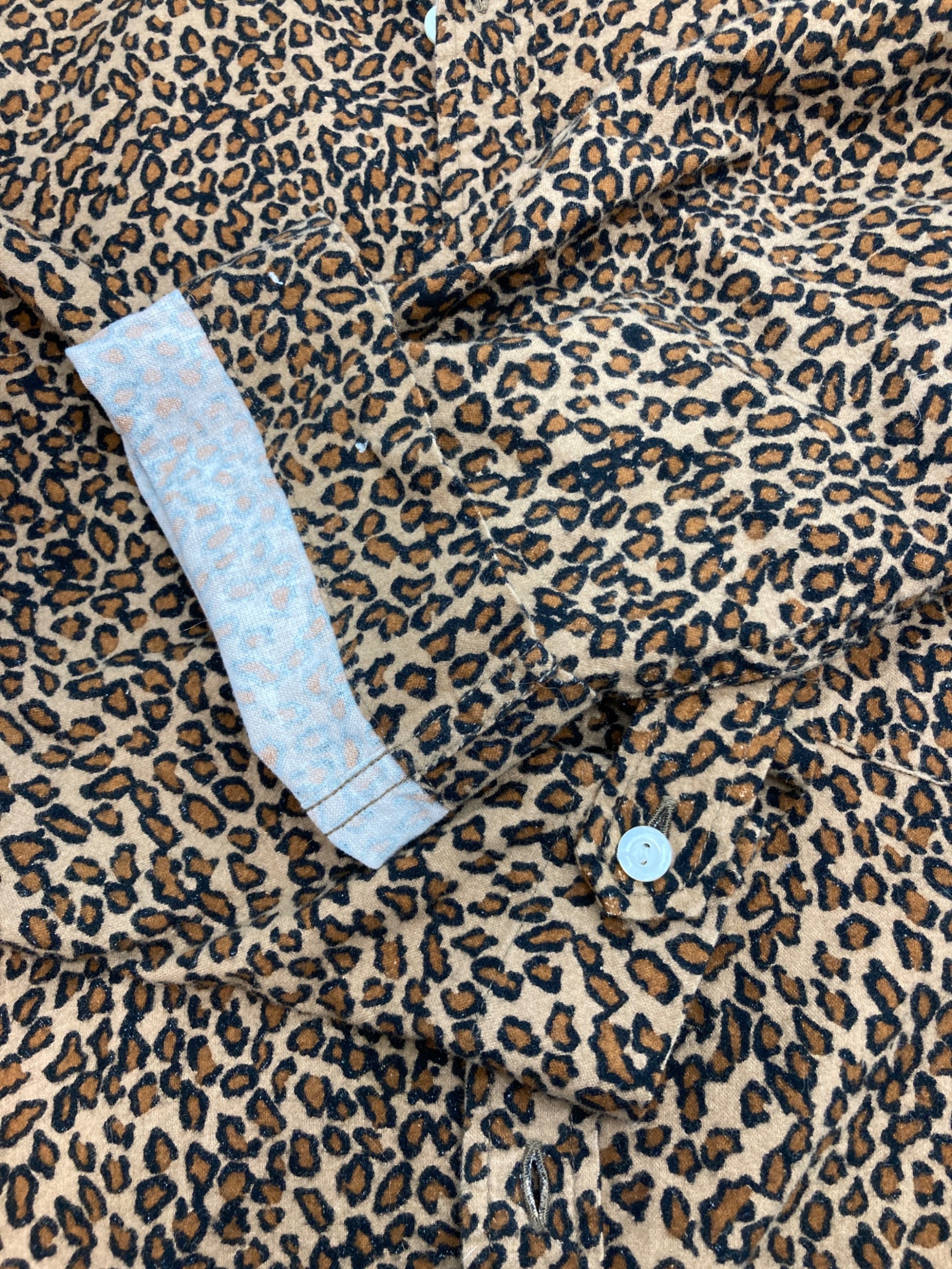 中古・古着通販】Needles (ニードルズ) レオパード柄シャツ ブラウン