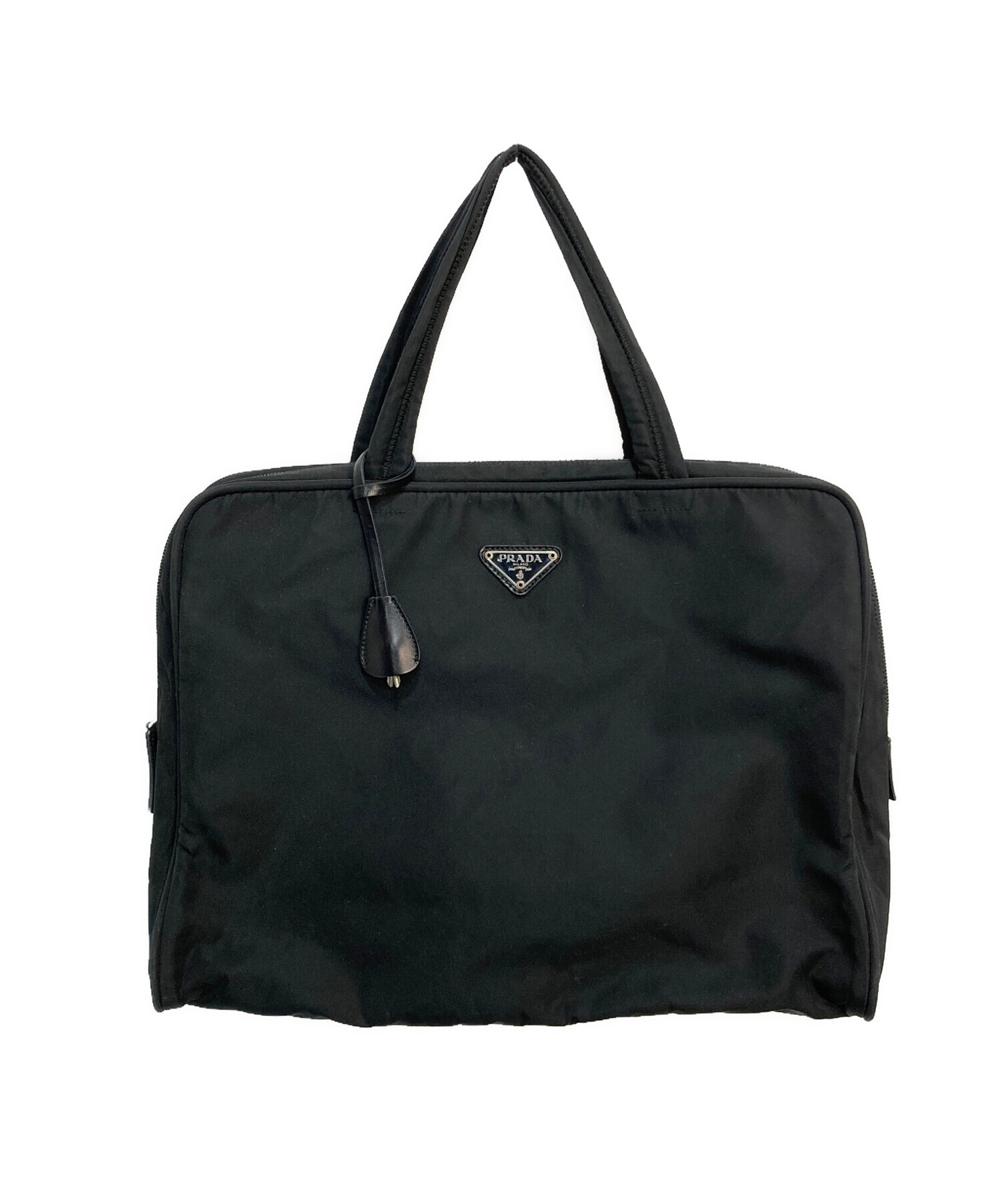 中古・古着通販】PRADA (プラダ) ナイロントートバッグ ブラック