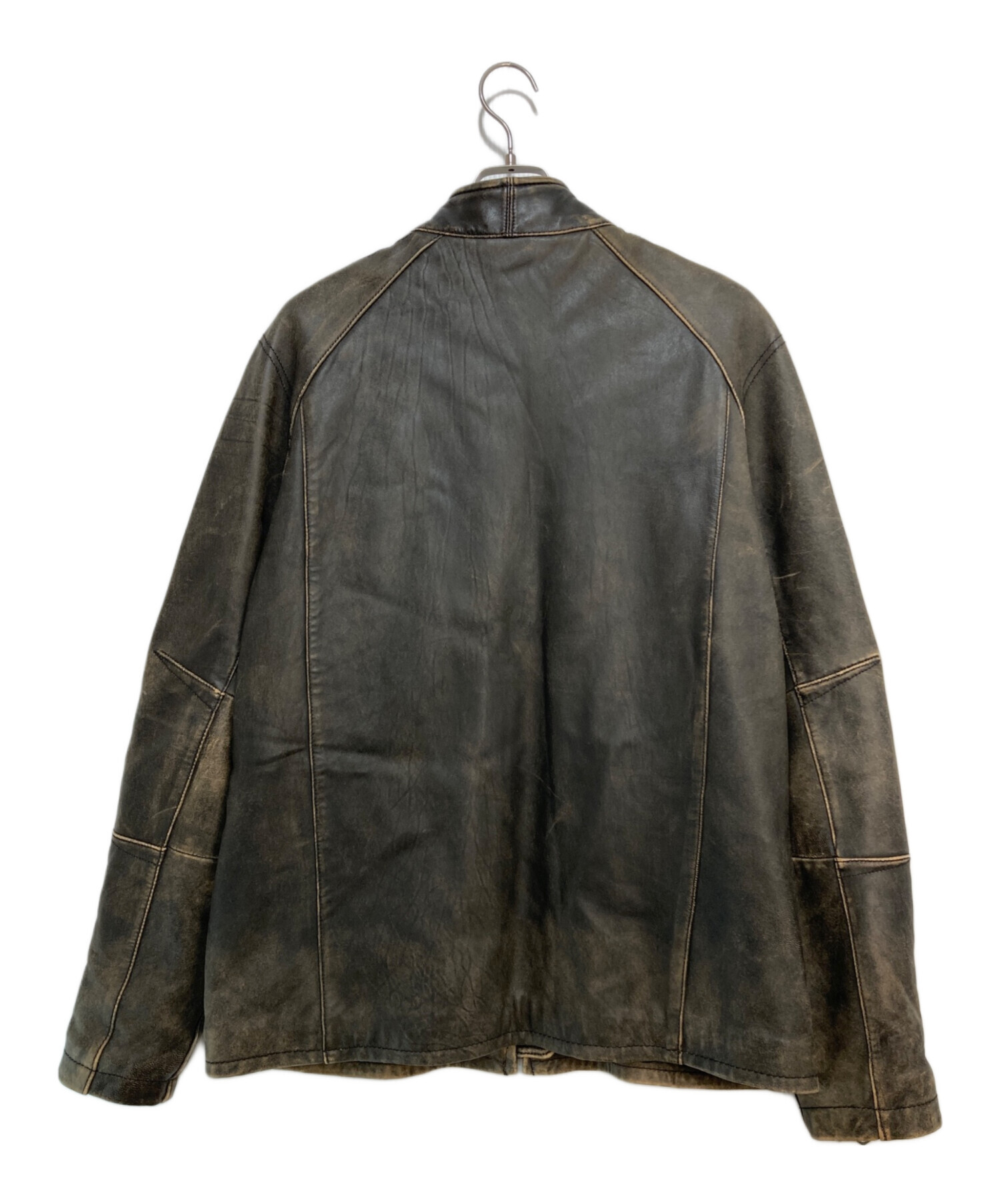 中古・古着通販】GAP (ギャップ) 00's レザージャケット ブラウン