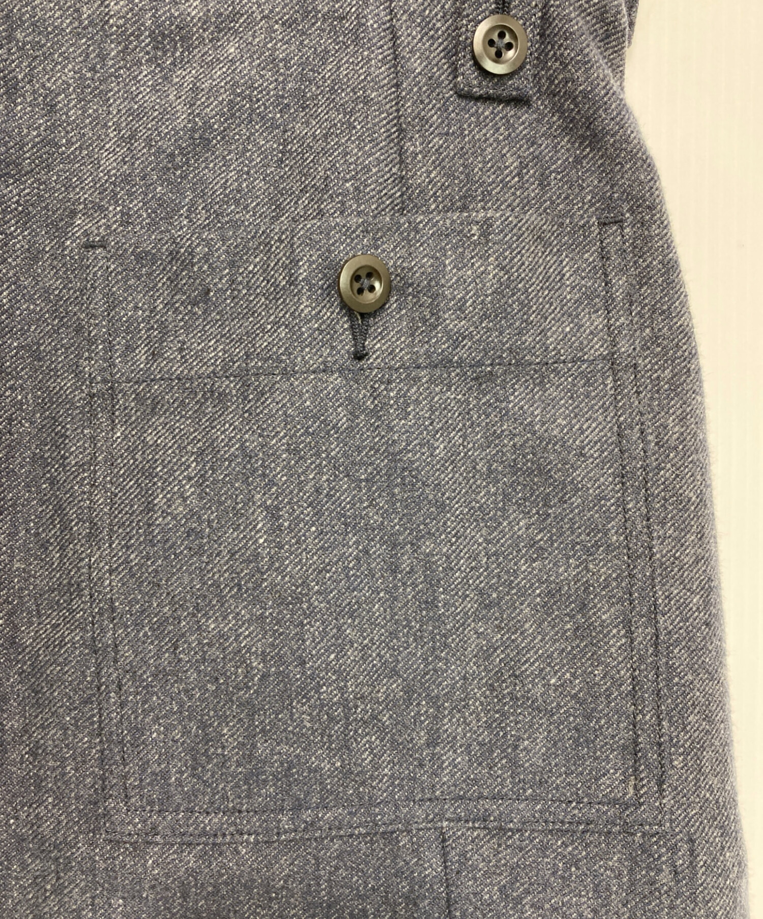 中古・古着通販】MHL (マーガレットハウエル) コットンウール混タック