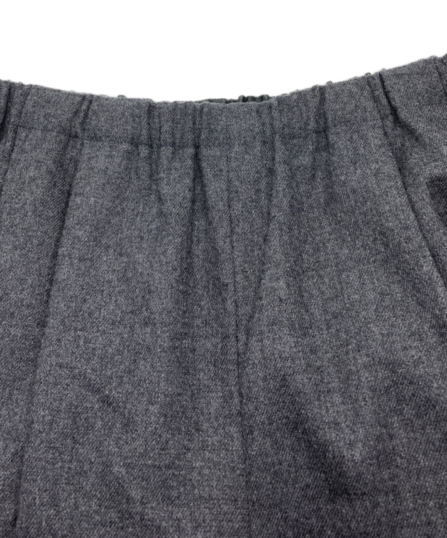 中古・古着通販】ENFOLD (エンフォルド) STRAIGHT-WIDE PANTS グレー