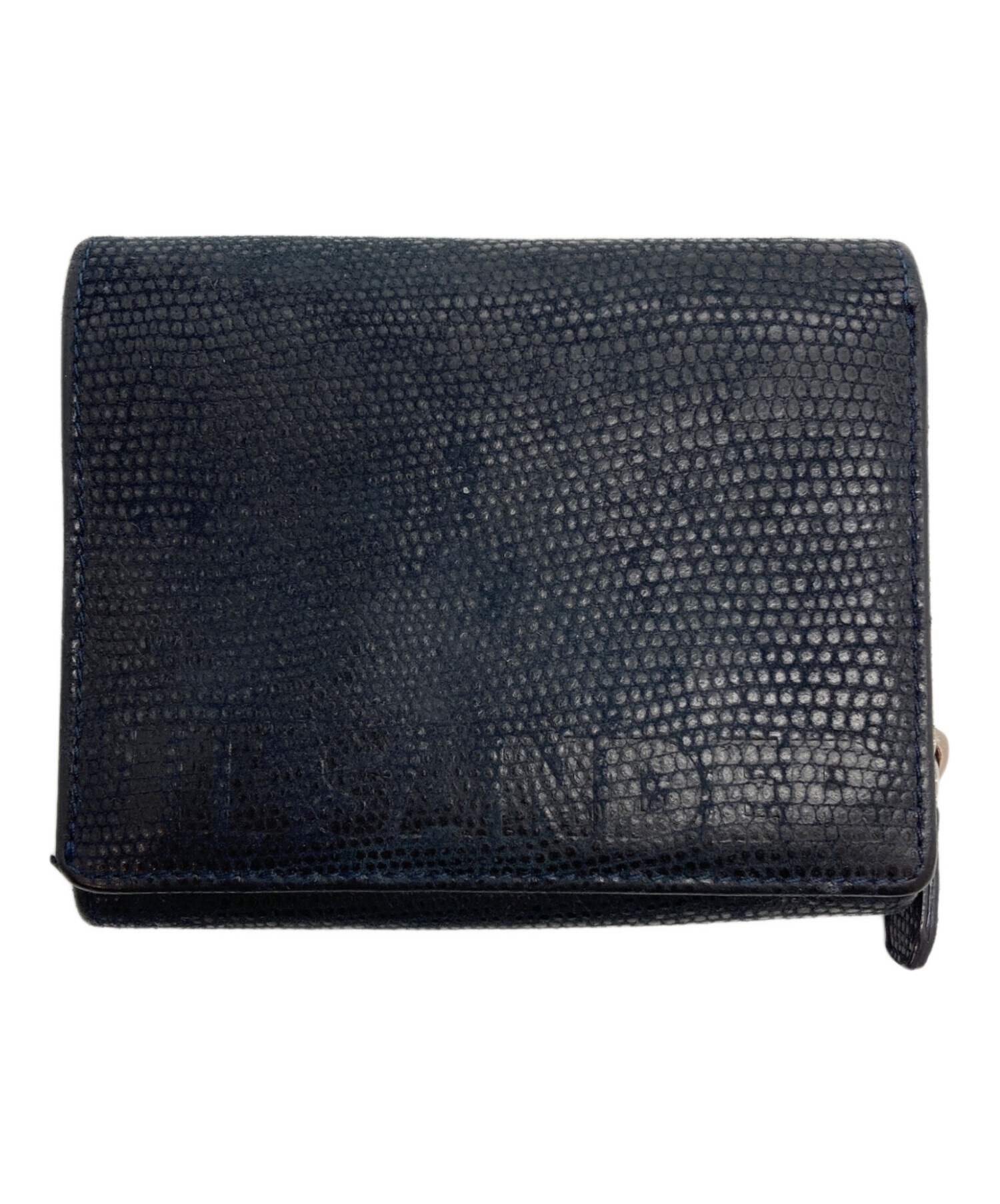 中古・古着通販】JIL SANDER (ジルサンダー) 2つ折り財布 ネイビー 