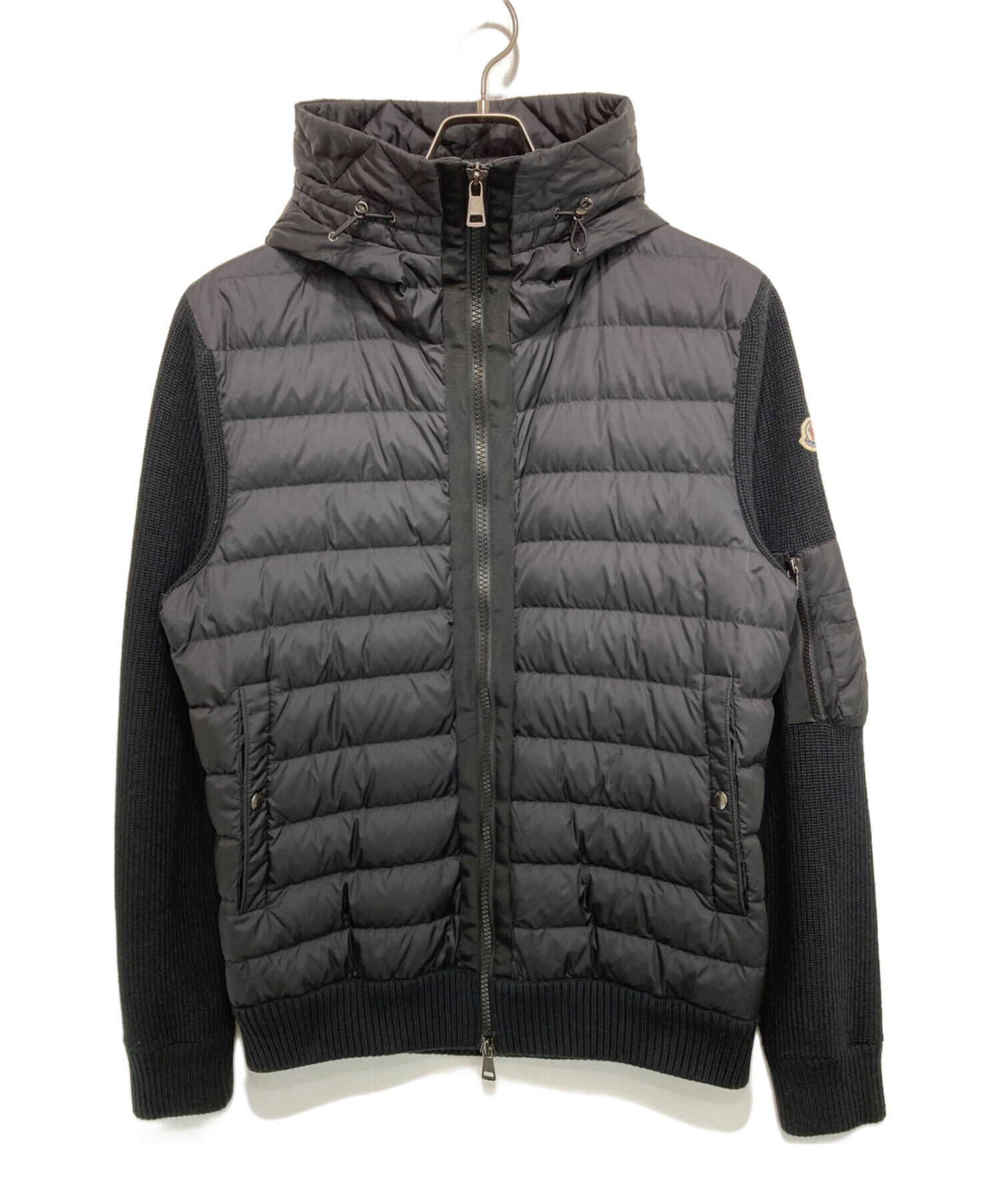 中古・古着通販】MONCLER (モンクレール) CARDIGAN TRICOT ブラック