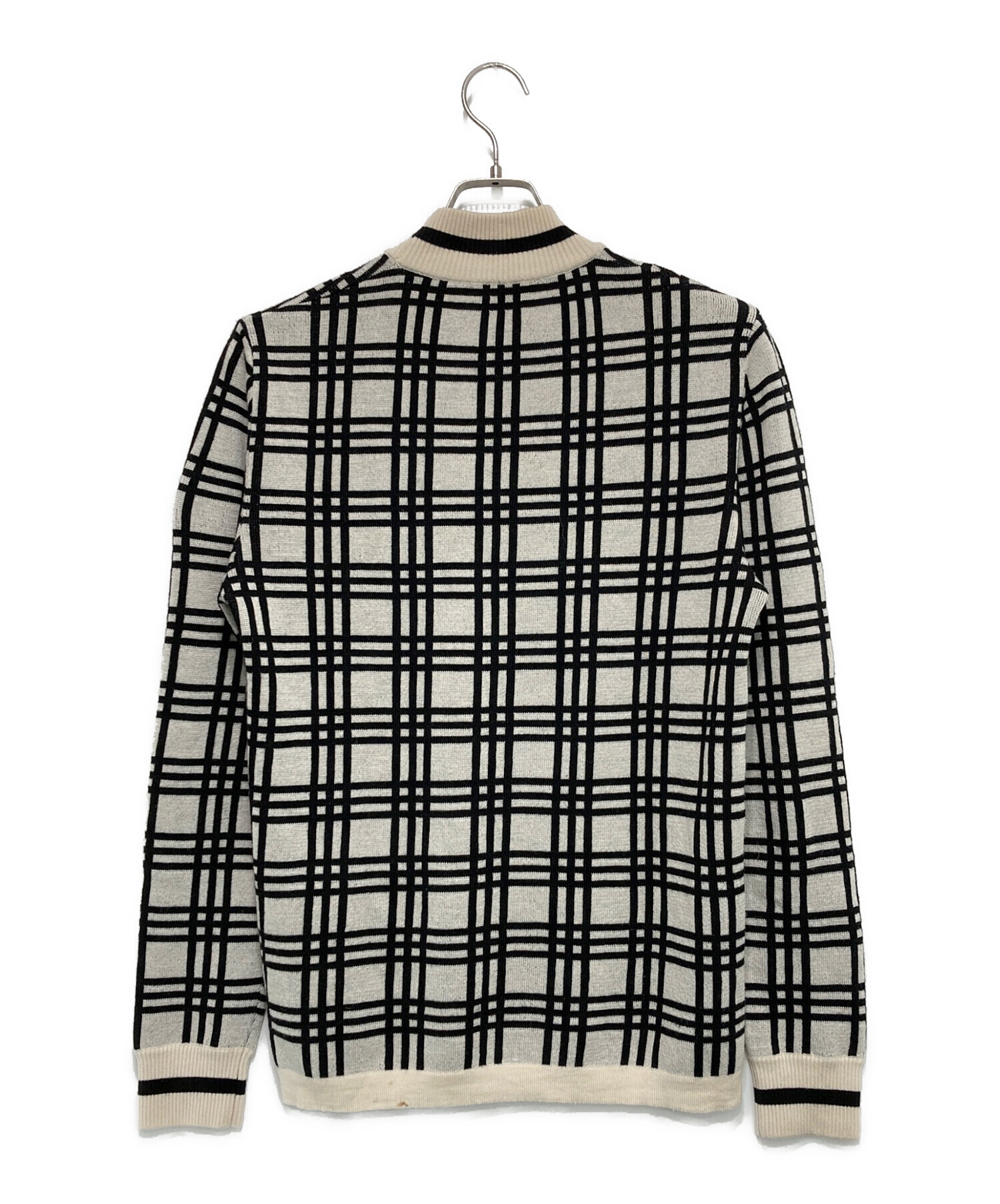 中古・古着通販】FENDI (フェンディ) チェック柄モックネックウール