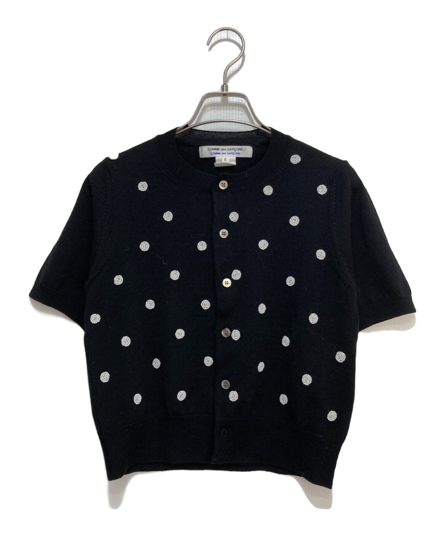 Junyawatanabe commedesgarcons ドット柄カーディガン 中古・古着通販】COMME des GARCONS COMME des GARCONS