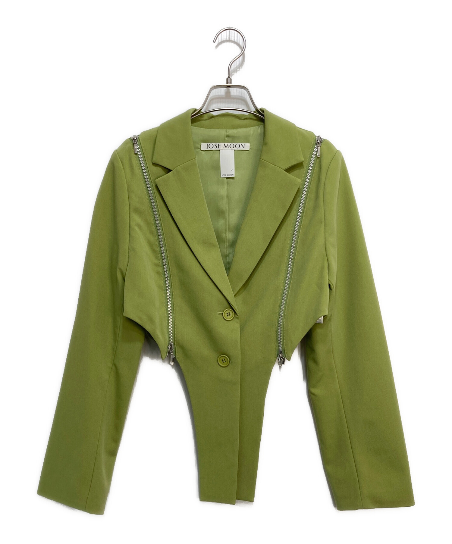 中古・古着通販】JOSE MOON (ジョゼムーン) ZIP OPEN SHOULDER JACKET