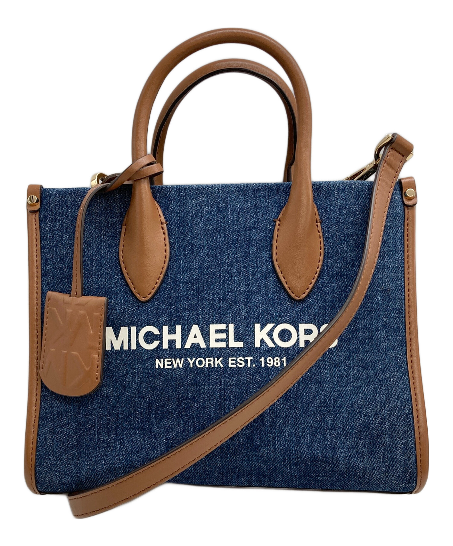 中古・古着通販】MICHAEL KORS (マイケル・コース) デニム2WAYバッグ 