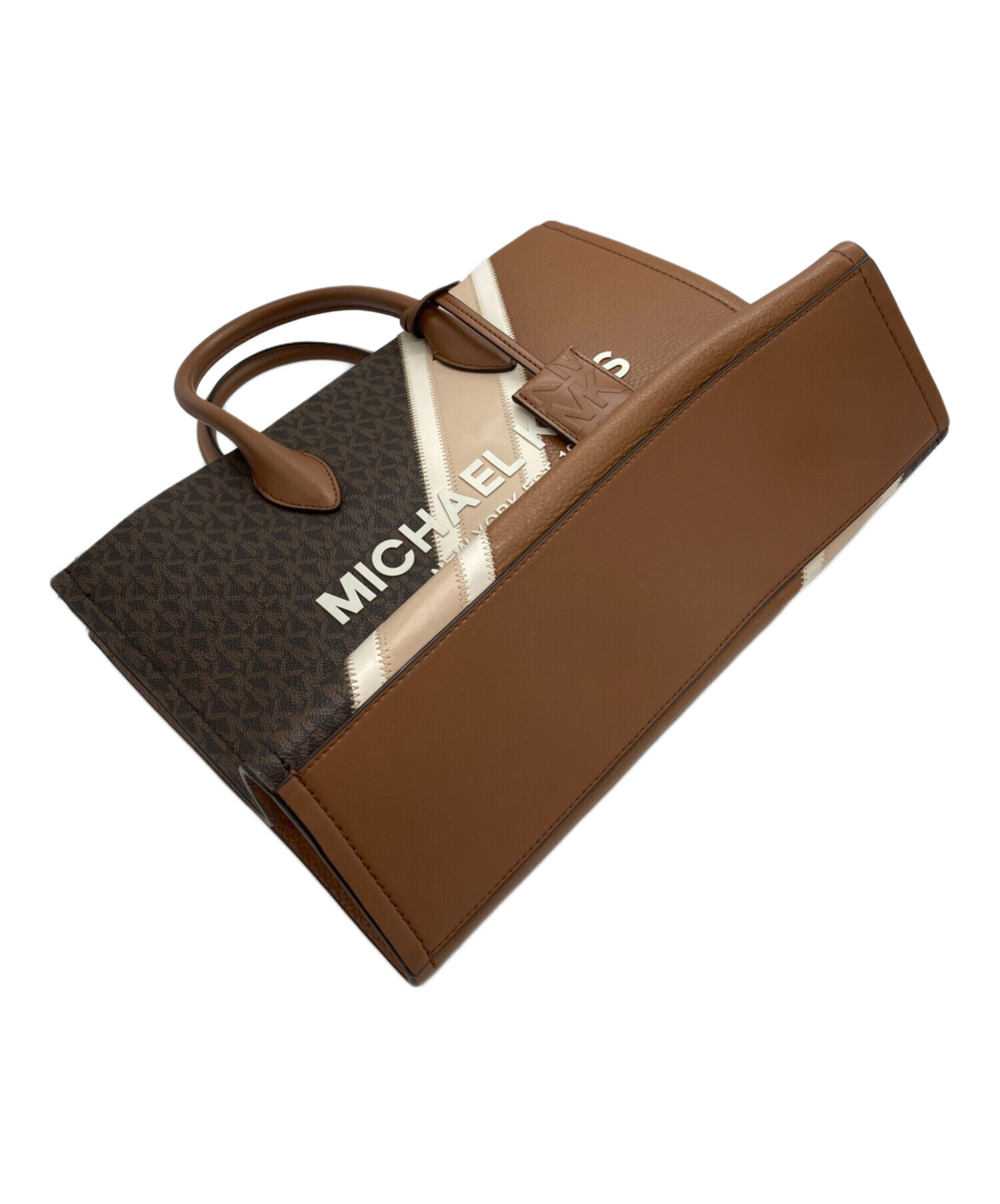 【美品】MICHAEL KORS ミレラ 2WAY ブラウン A4可 人気モデル 中古・古着通販】MICHAEL KORS (マイケル・コース) ミレラ 2WAY バッグ