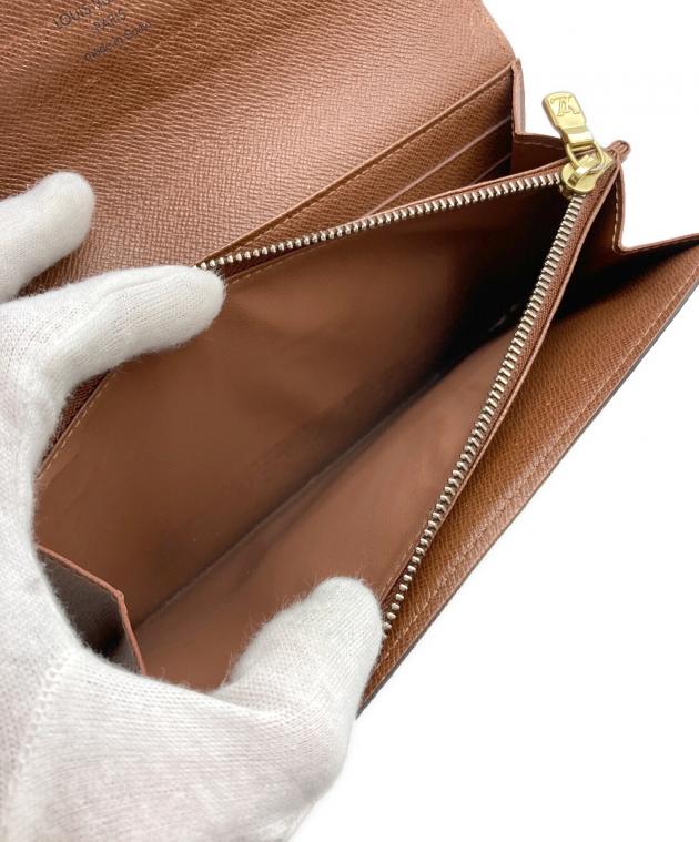 中古・古着通販】LOUIS VUITTON (ルイ ヴィトン) 長財布 ブラウン