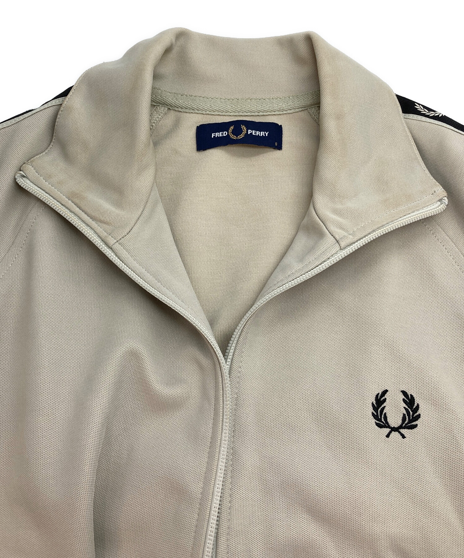 FRED PERRY ベージュ ジャケット UK8 Fred Perry brentham jacket in light beige | ASOS