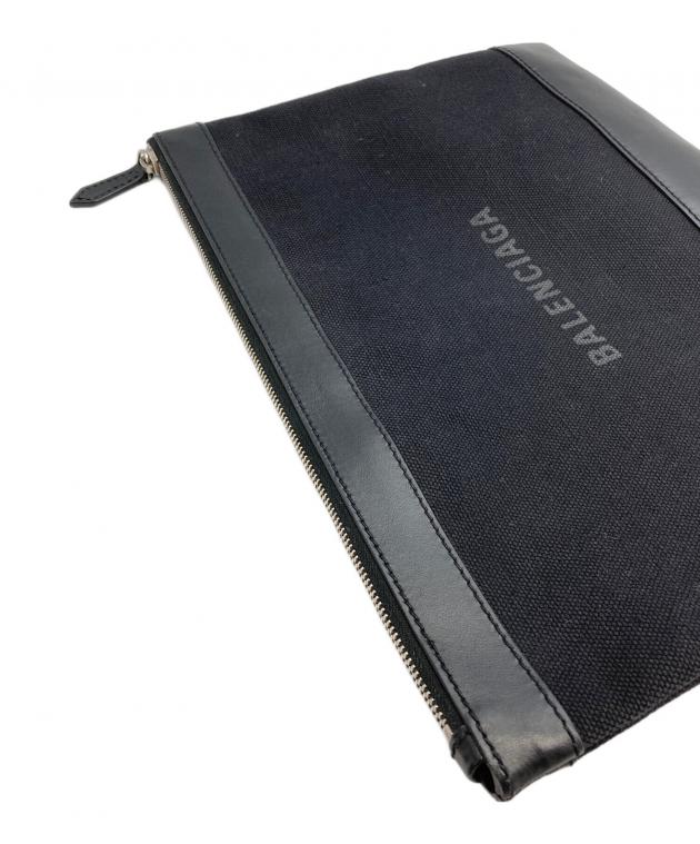 中古・古着通販】BALENCIAGA (バレンシアガ) クラッチバッグ ブラック