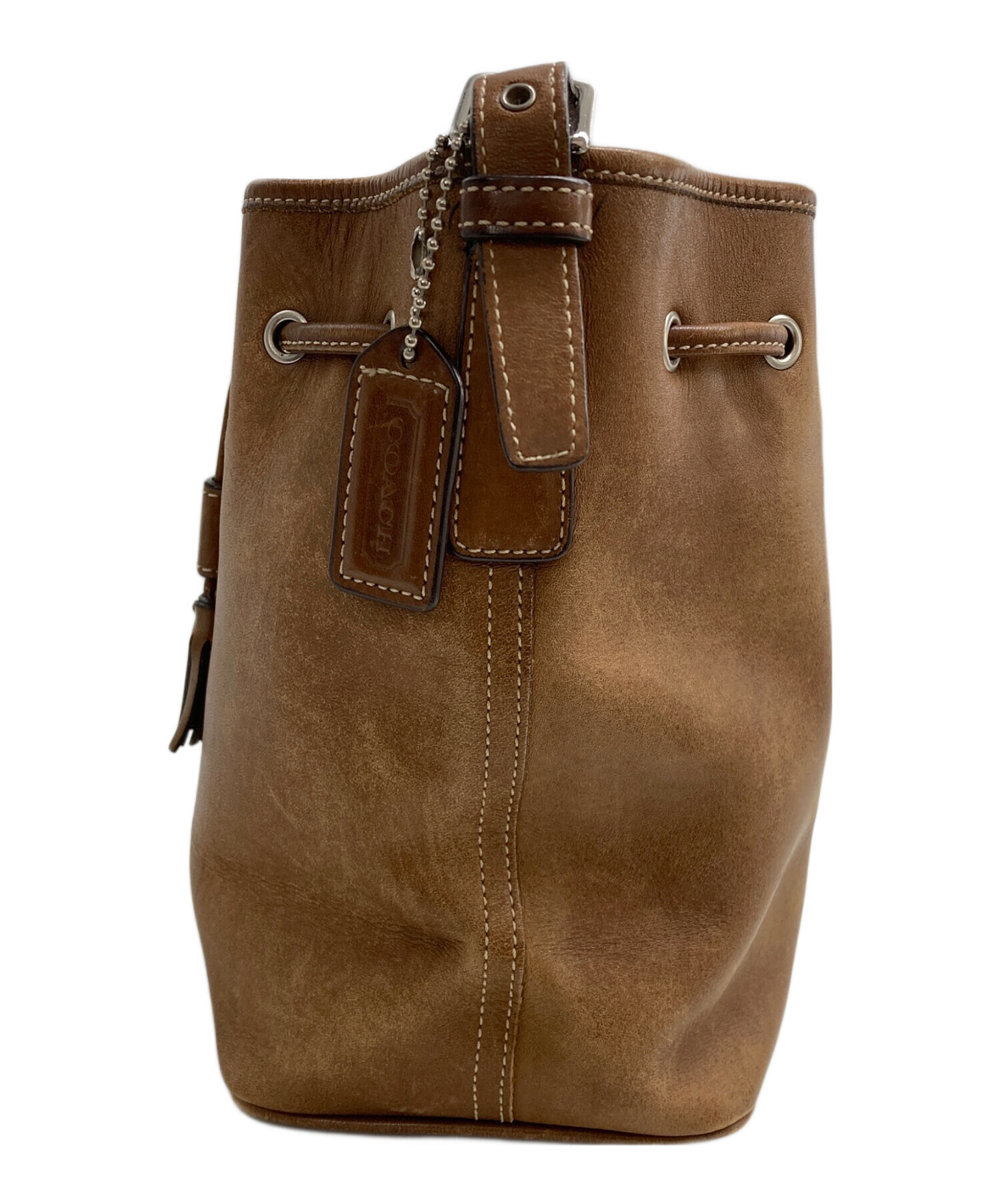 COACH コーチ/巾着ショルダー/F31412/Aランク/70【中古】 COACH - COACH コーチ/巾着ショルダー/F31412/Aランク/70【中古】の