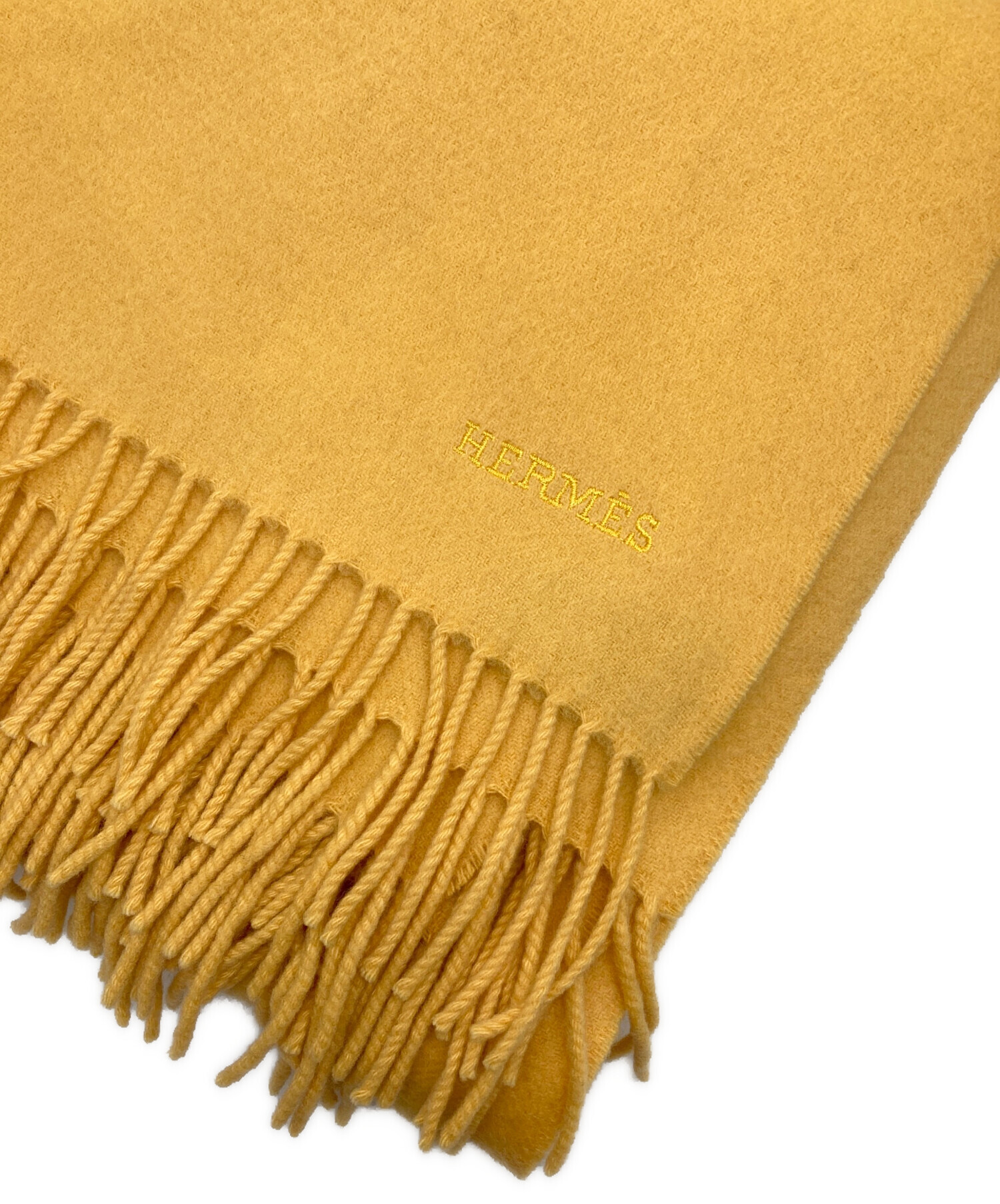 中古・古着通販】HERMES (エルメス) カシミヤブランケット 中古・古着通販】HERMES (エルメス) カシミヤブランケット