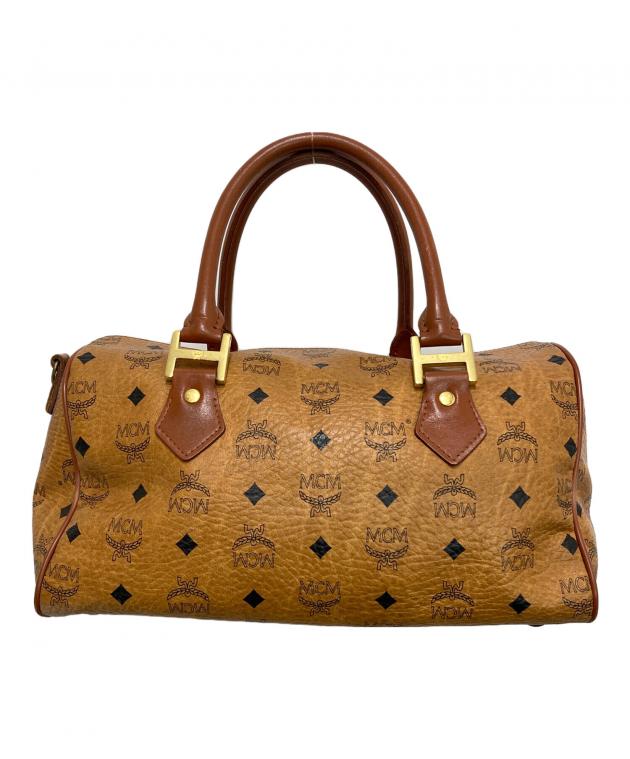 中古・古着通販】MCM (エムシーエム) ミニボストンバッグ ベージュ 