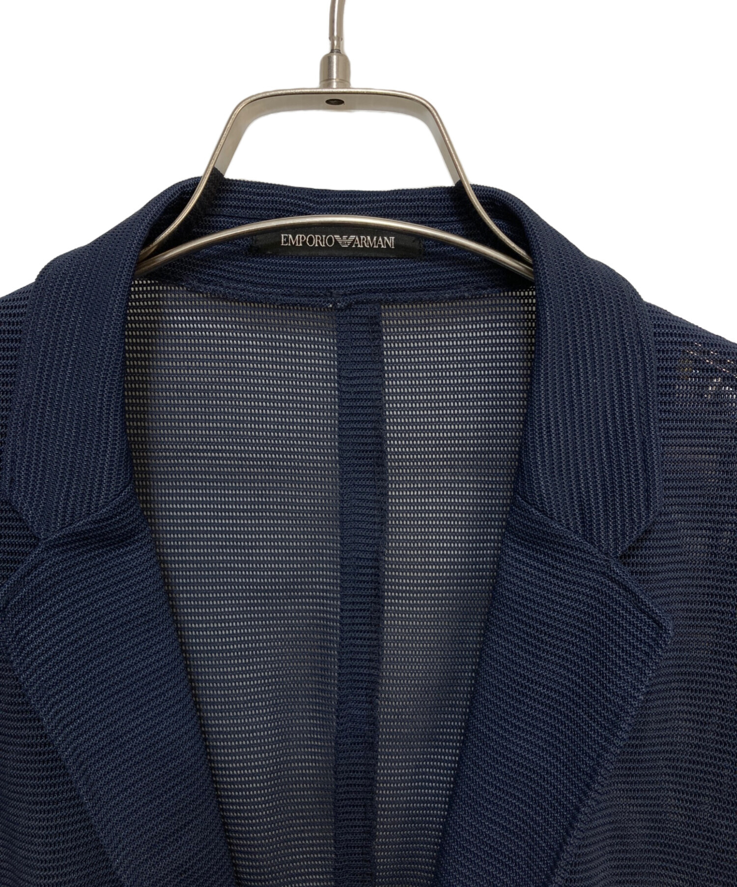 美品【エンポリオアルマーニ】2Bジャケット 48 CITY LINE ネイビー 中古・古着通販】EMPORIO ARMANI (エンポリオ アルマーニ) メッシュ2B