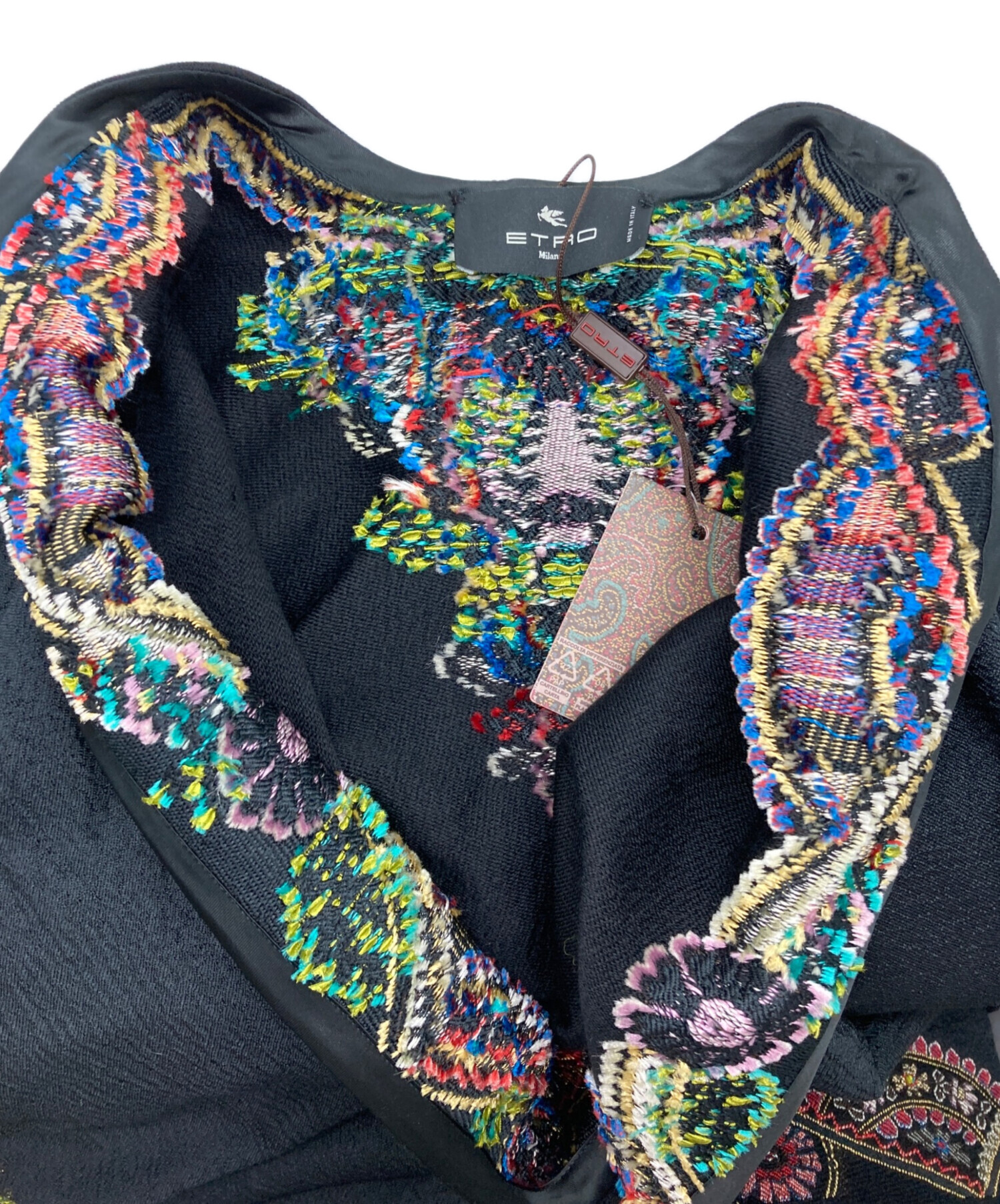 中古・古着通販】ETRO (エトロ) ペイズリー柄 エンブロイダリー