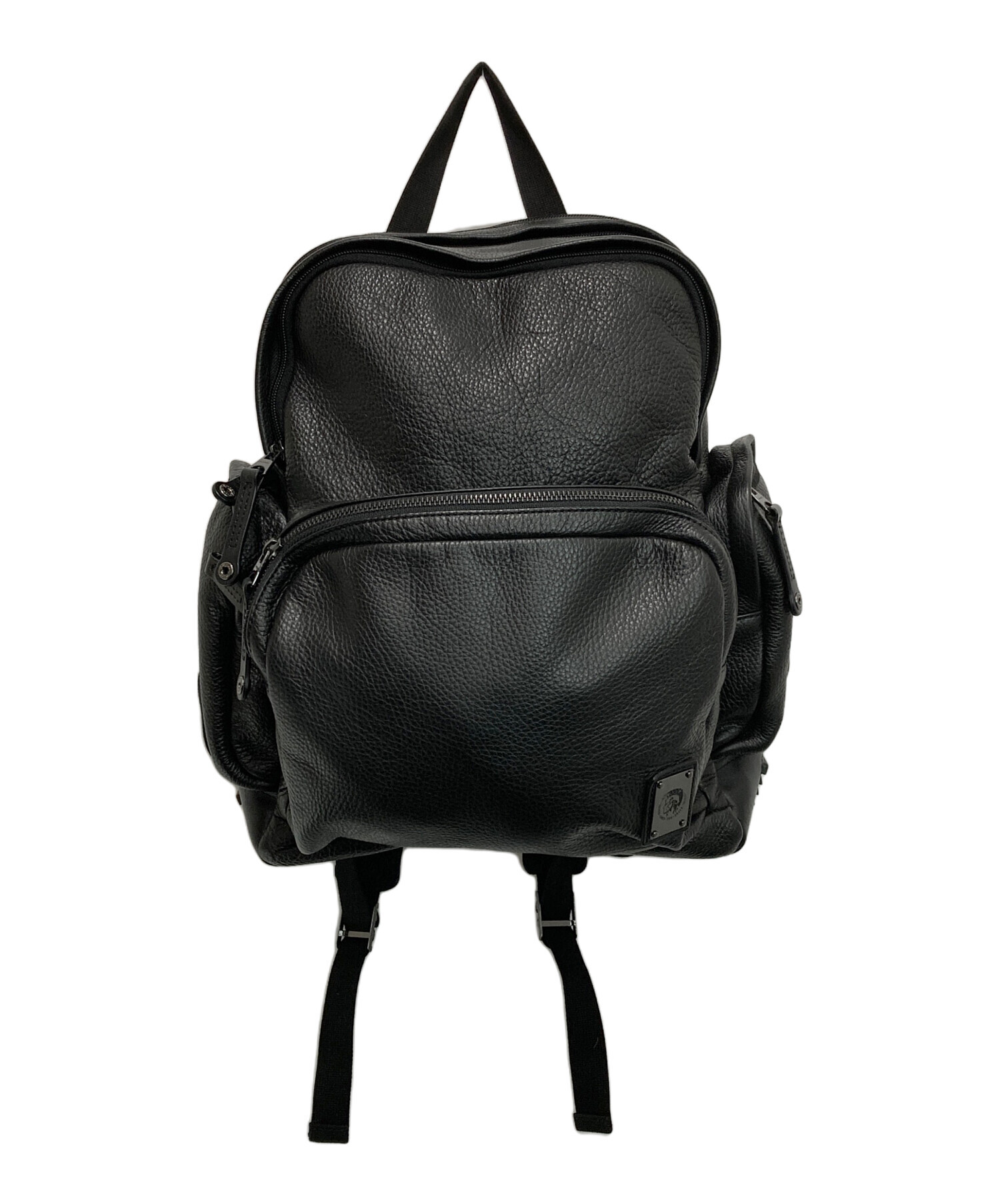 SELI's 様　DIESELレザーバッグ 中古・古着通販】DIESEL (ディーゼル) レザーバックパック ブラック