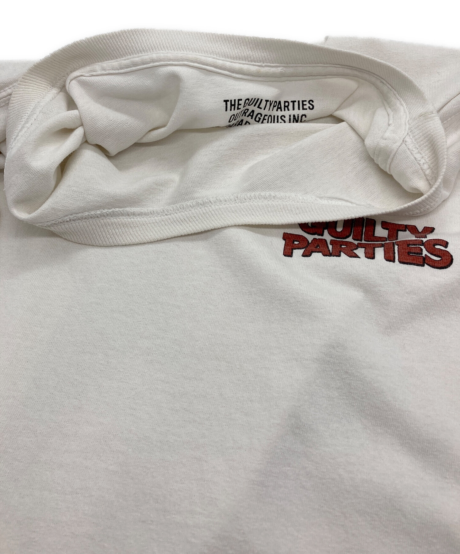 中古・古着通販】WACKO MARIA (ワコマリア) プリントTシャツ ホワイト 