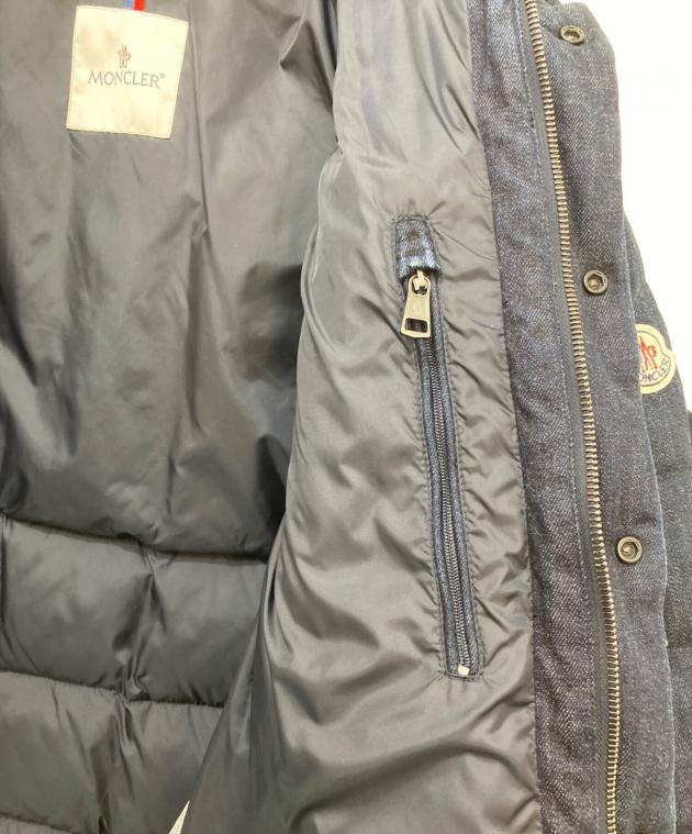 中古・古着通販】MONCLER (モンクレール) CLOVIS デニム切替ダウン