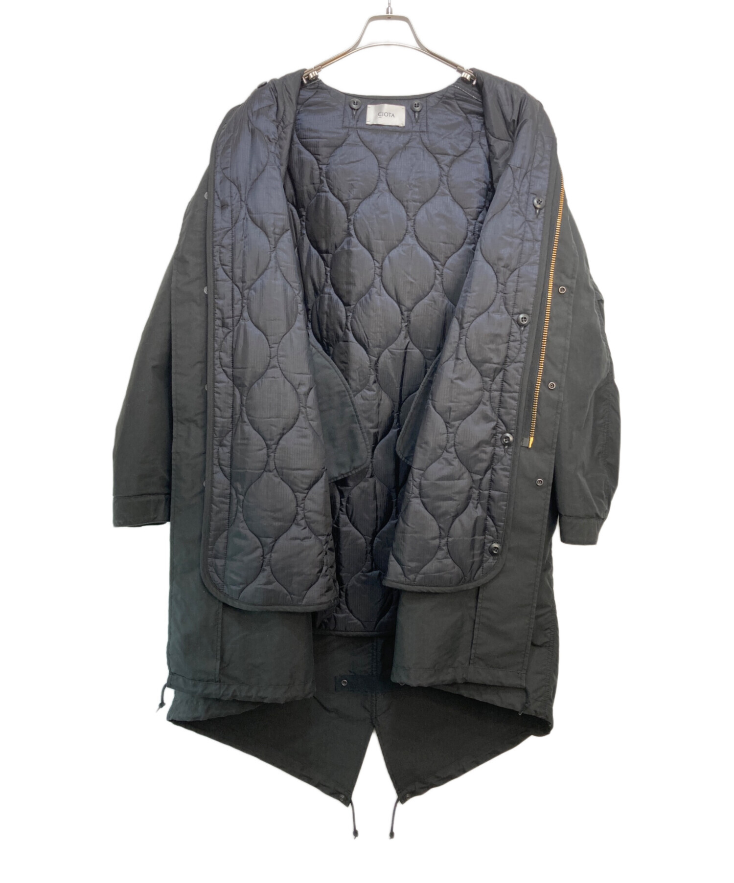 中古・古着通販】CIOTA (シオタ) M-65 Fishtail Parka ブラック サイズ 