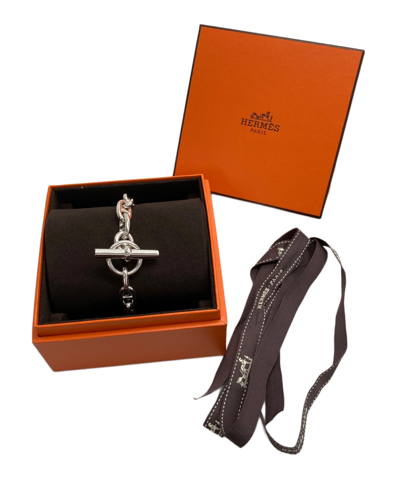 エルメス Chaine d'Ancre シェーヌダンクル MM 15 中古・古着通販】HERMES (エルメス) Chaine d'ancre Bracelet