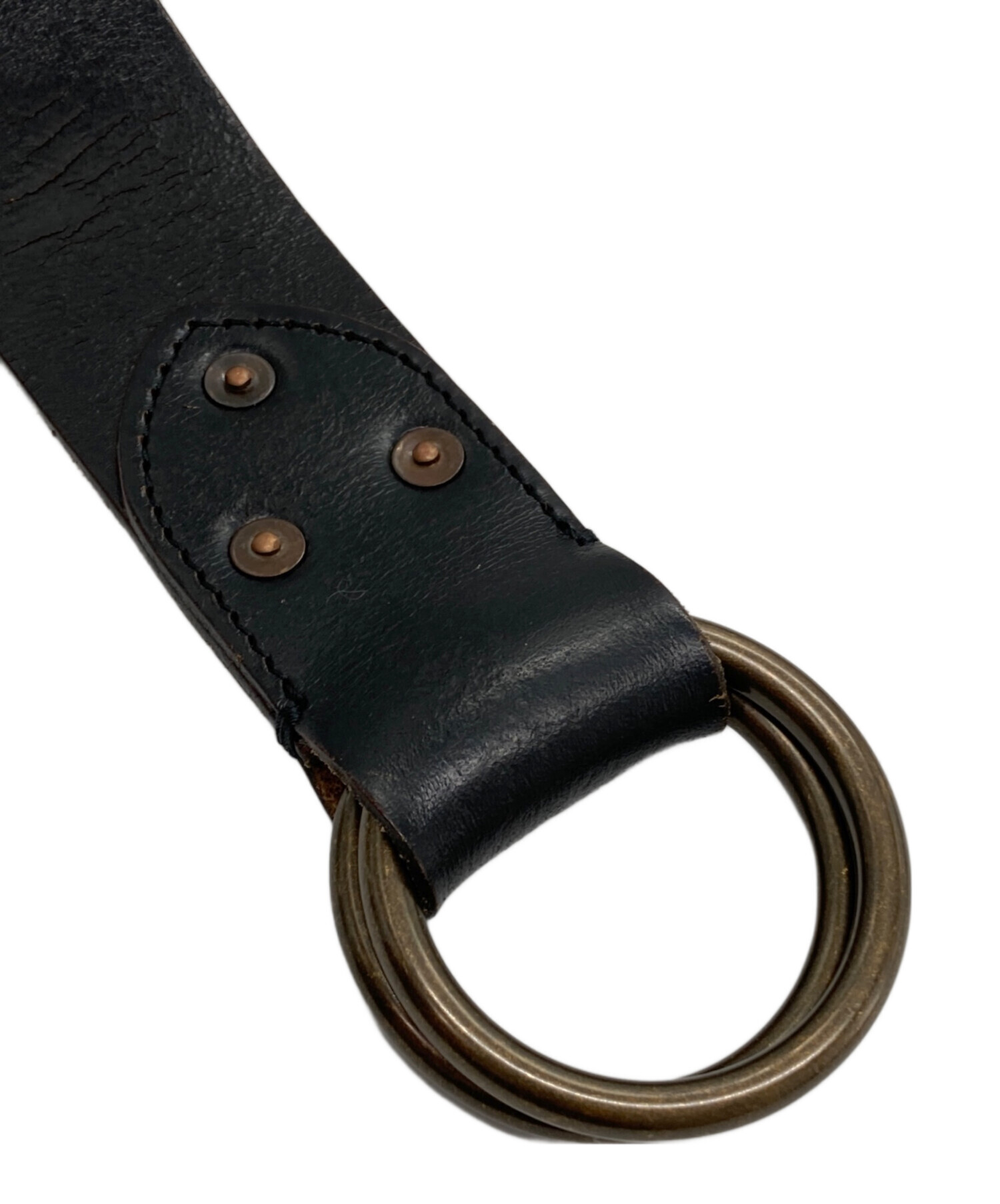 中古・古着通販】RRL (ダブルアールエル) ダブルOリングベルト