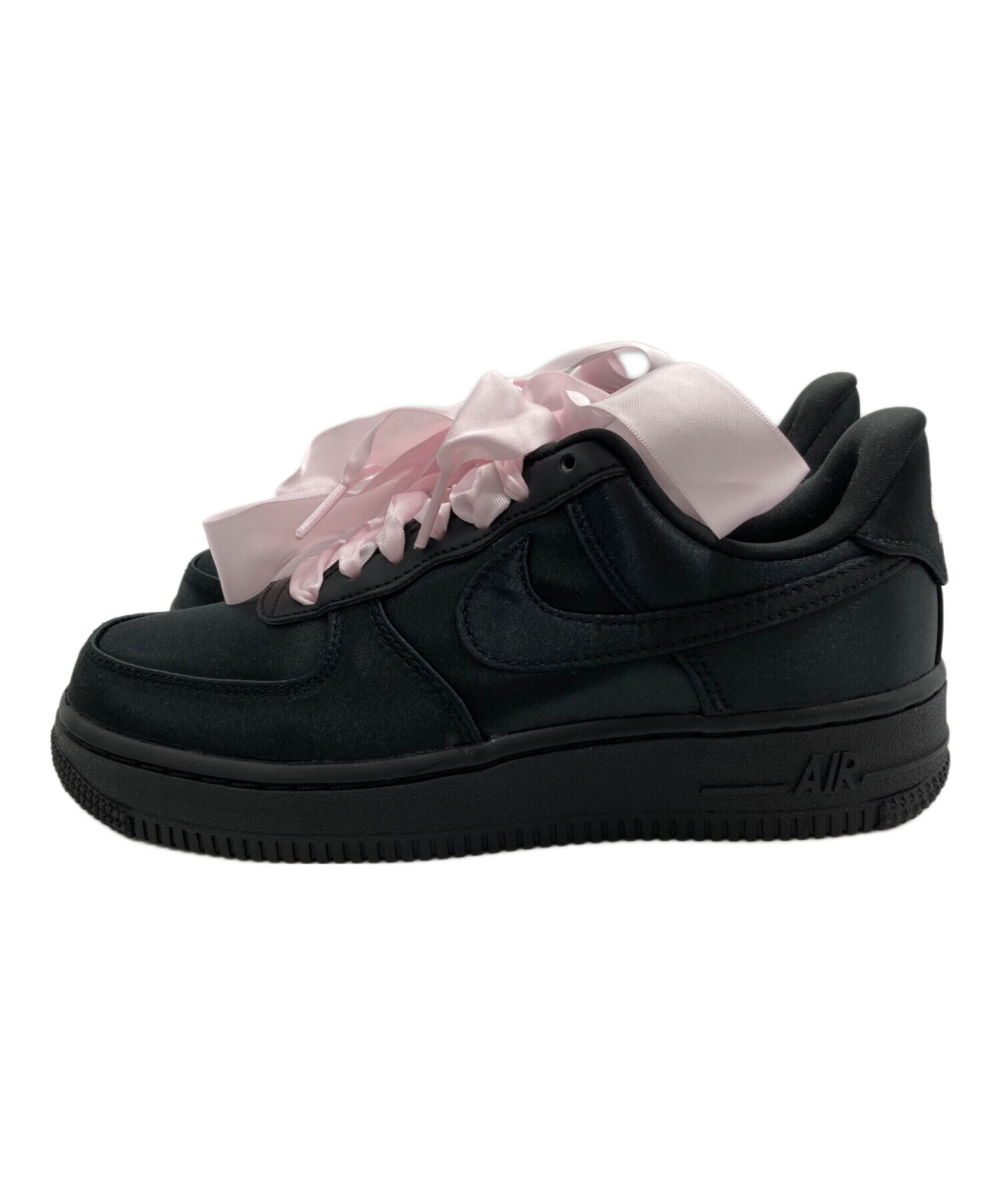 中古・古着通販】NIKE (ナイキ) AIR FORCE 1 '07 LV8 BLACK/BLACK-PINK