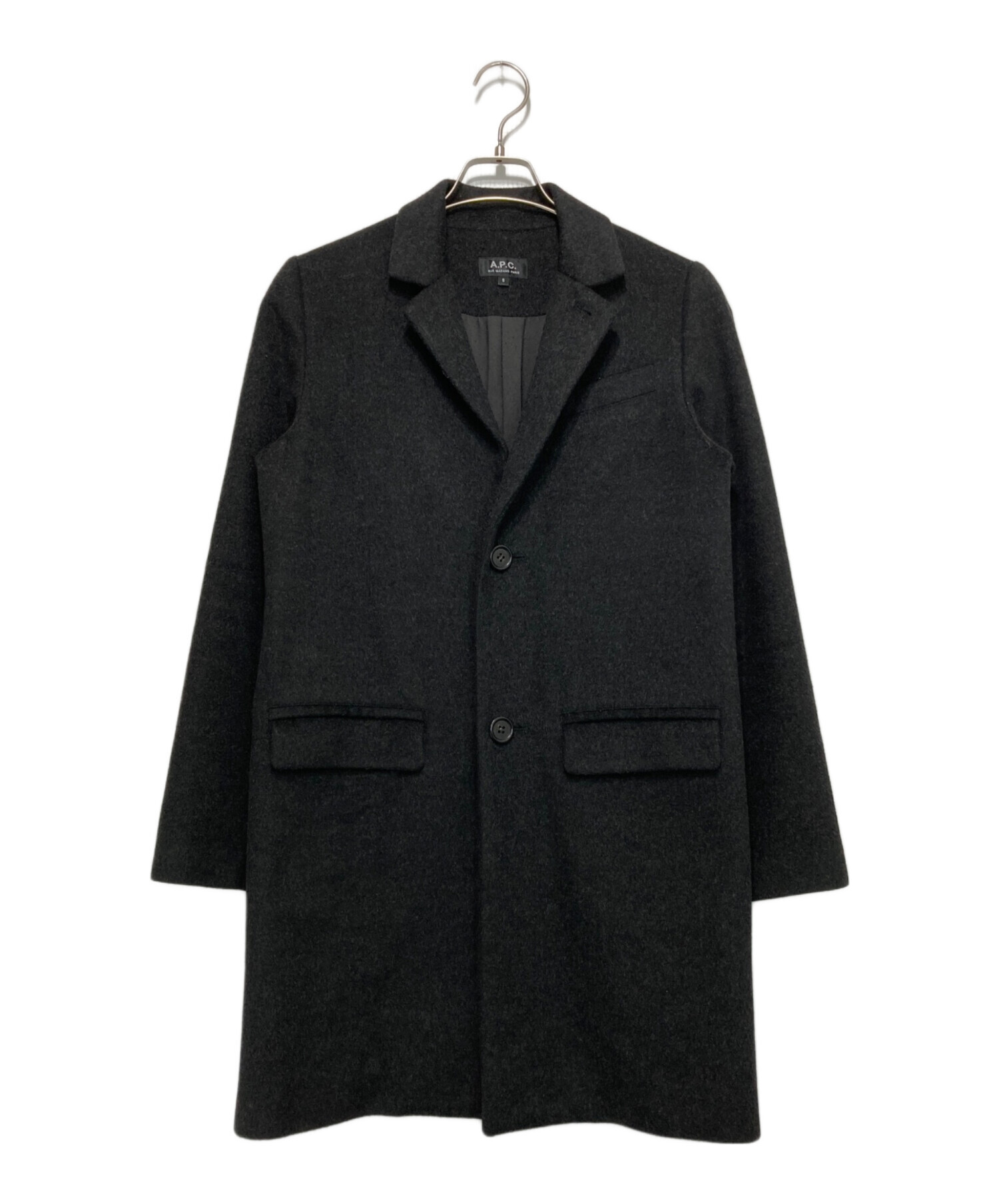 中古・古着通販】A.P.C. (アーペーセー) ウール混チェスターコート