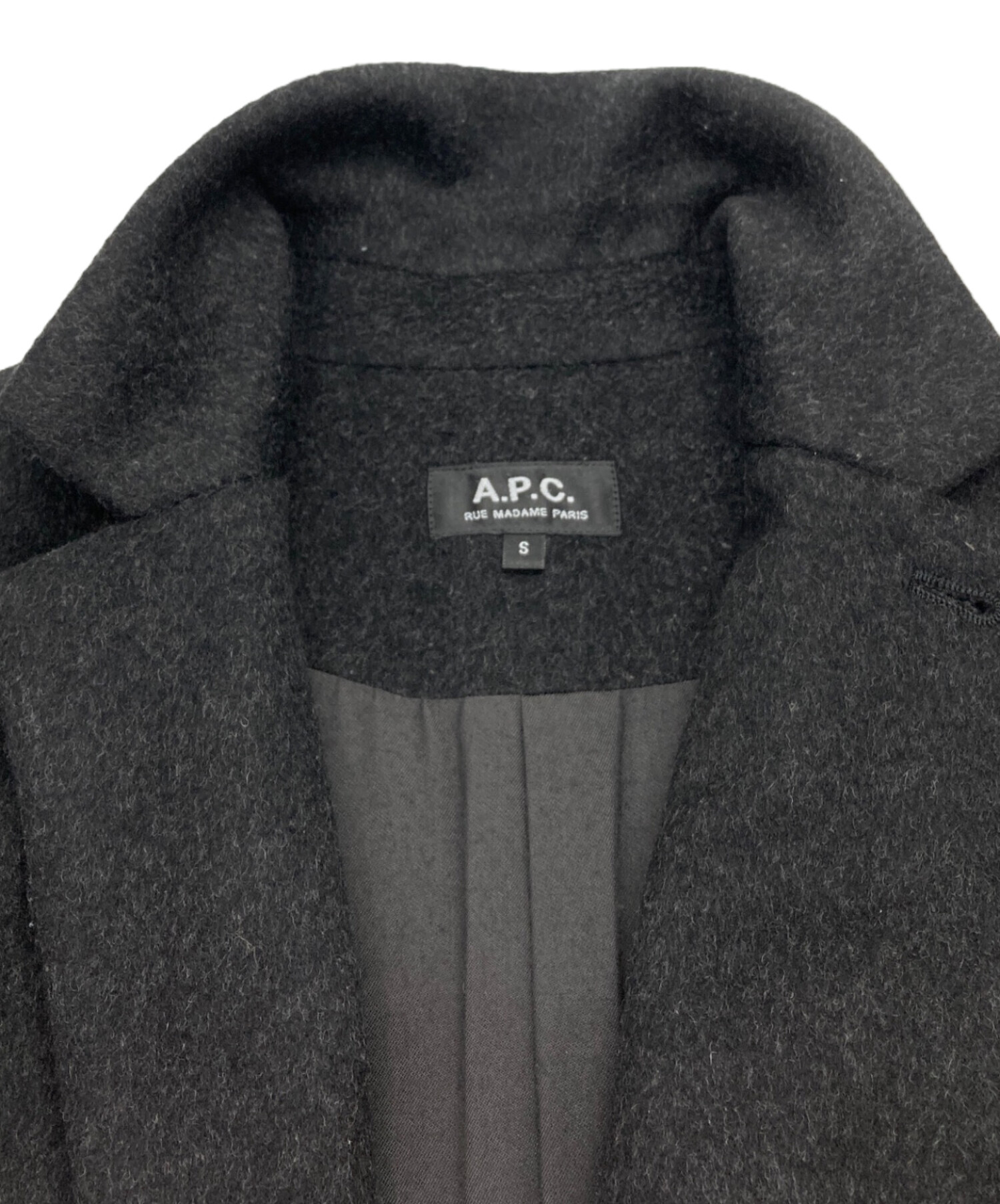 中古・古着通販】A.P.C. (アーペーセー) ウール混チェスターコート