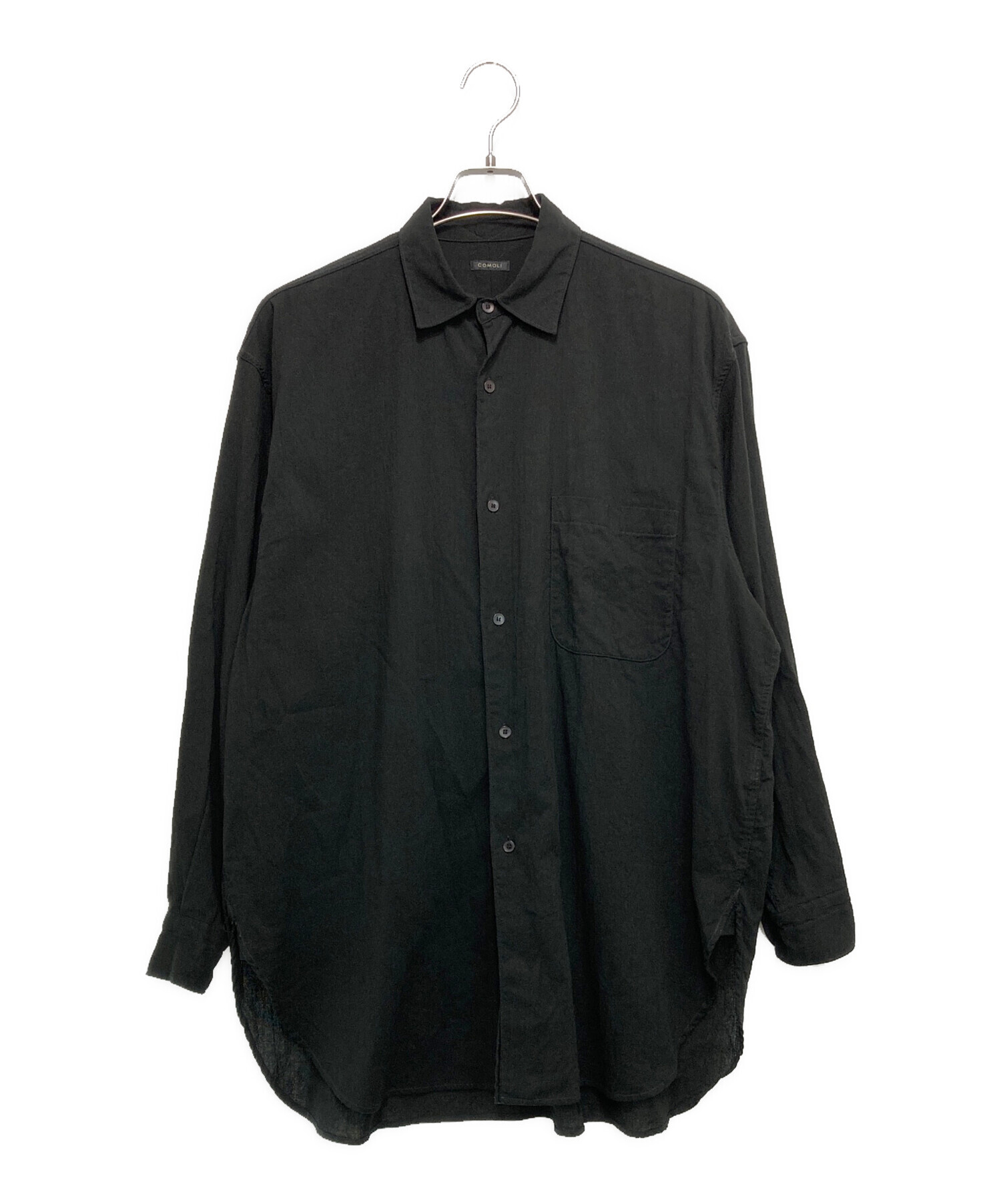 中古・古着通販】COMOLI (コモリ) オックス シャツ Black