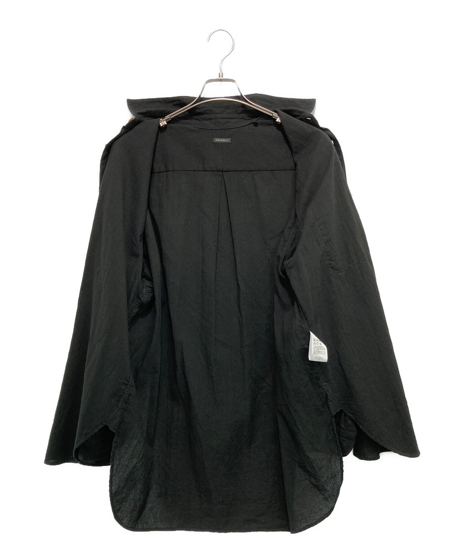 中古・古着通販】COMOLI (コモリ) オックス シャツ Black ブラック