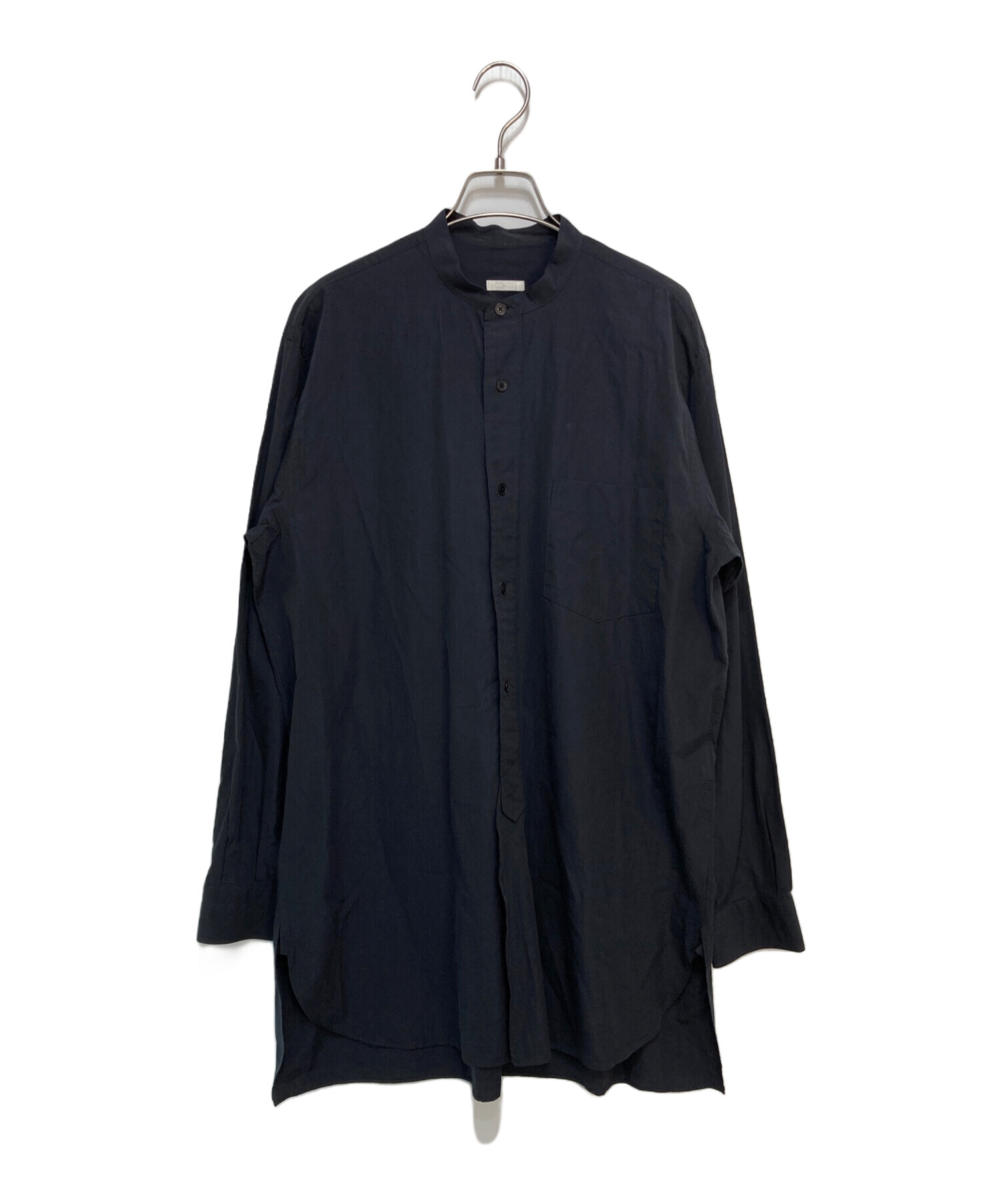 comoli コモリ バンドカラーシャツ NAVY サイズ2【公式通販】 comoli