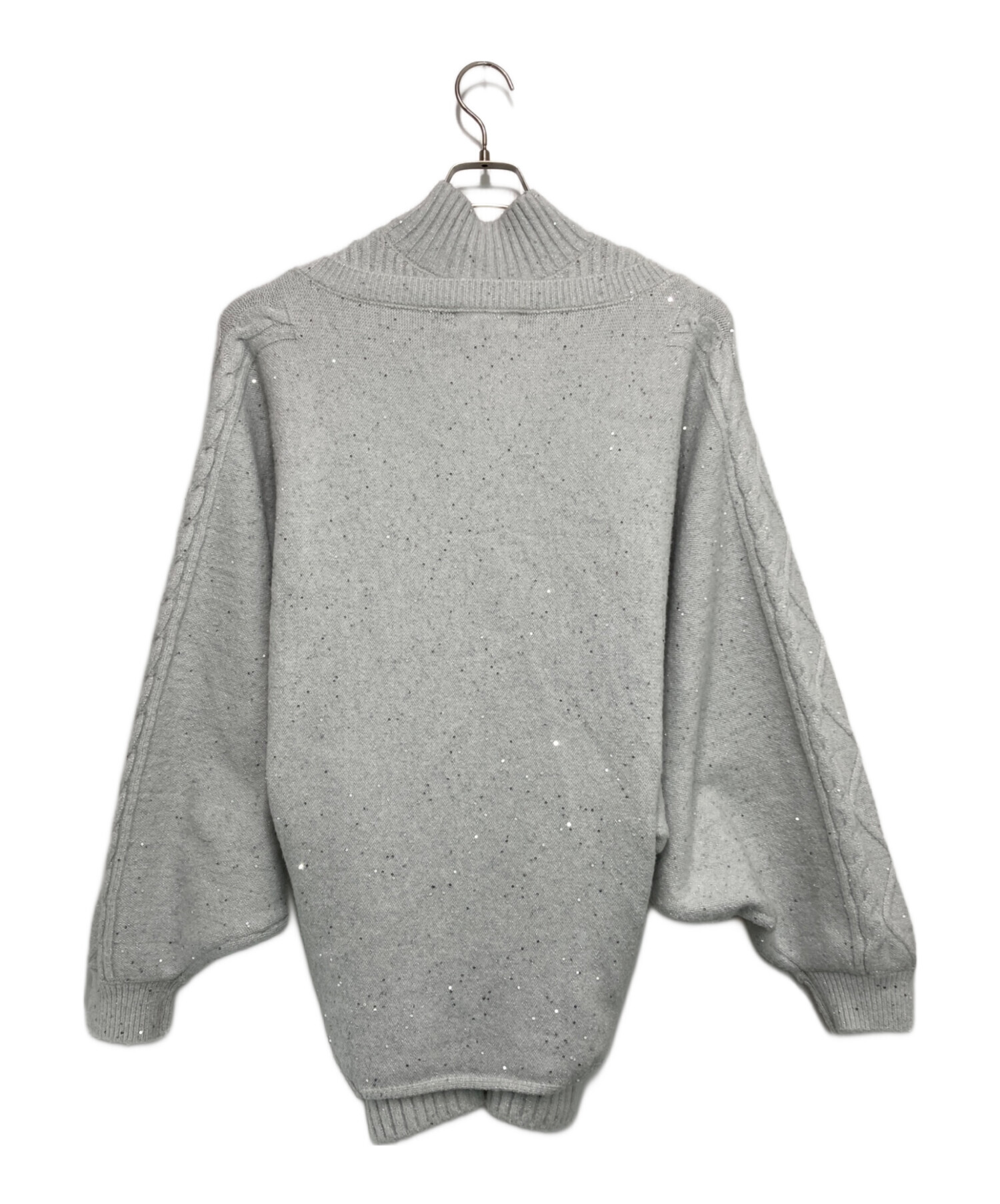 中古・古着通販】rose muse (ロゼミューズ) Glitter knit o/p set