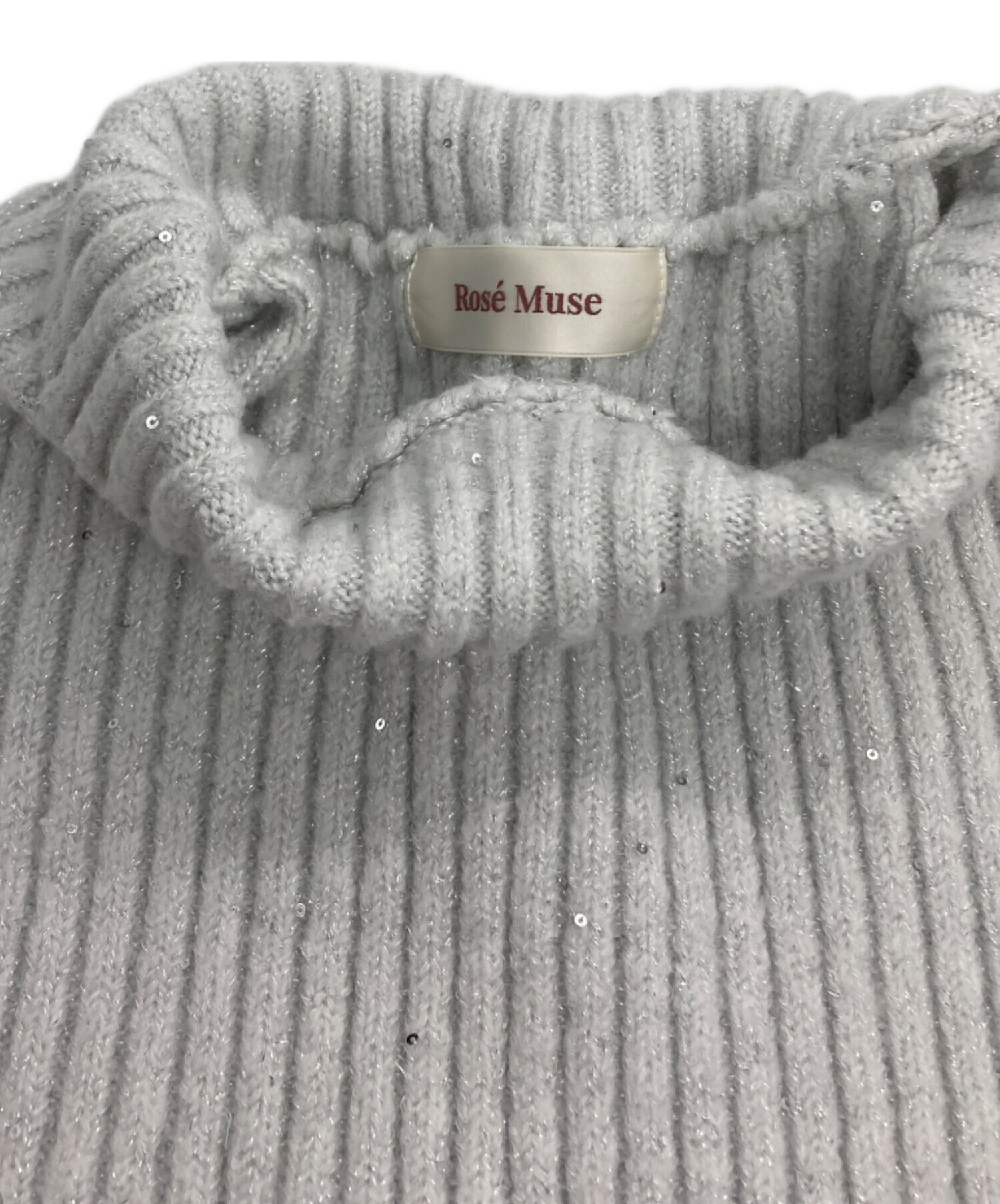 中古・古着通販】rose muse (ロゼミューズ) Glitter knit o/p set