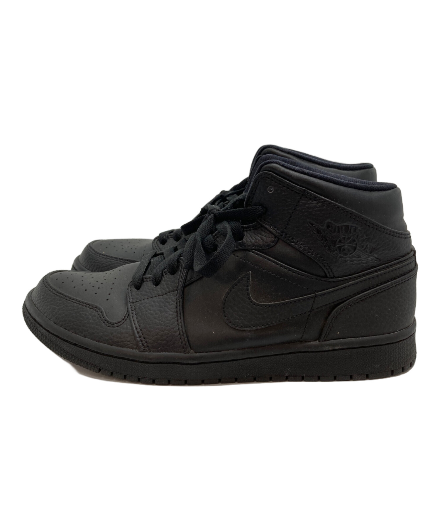 中古・古着通販】NIKE (ナイキ) エアジョーダン1 MID トリプルブラック 