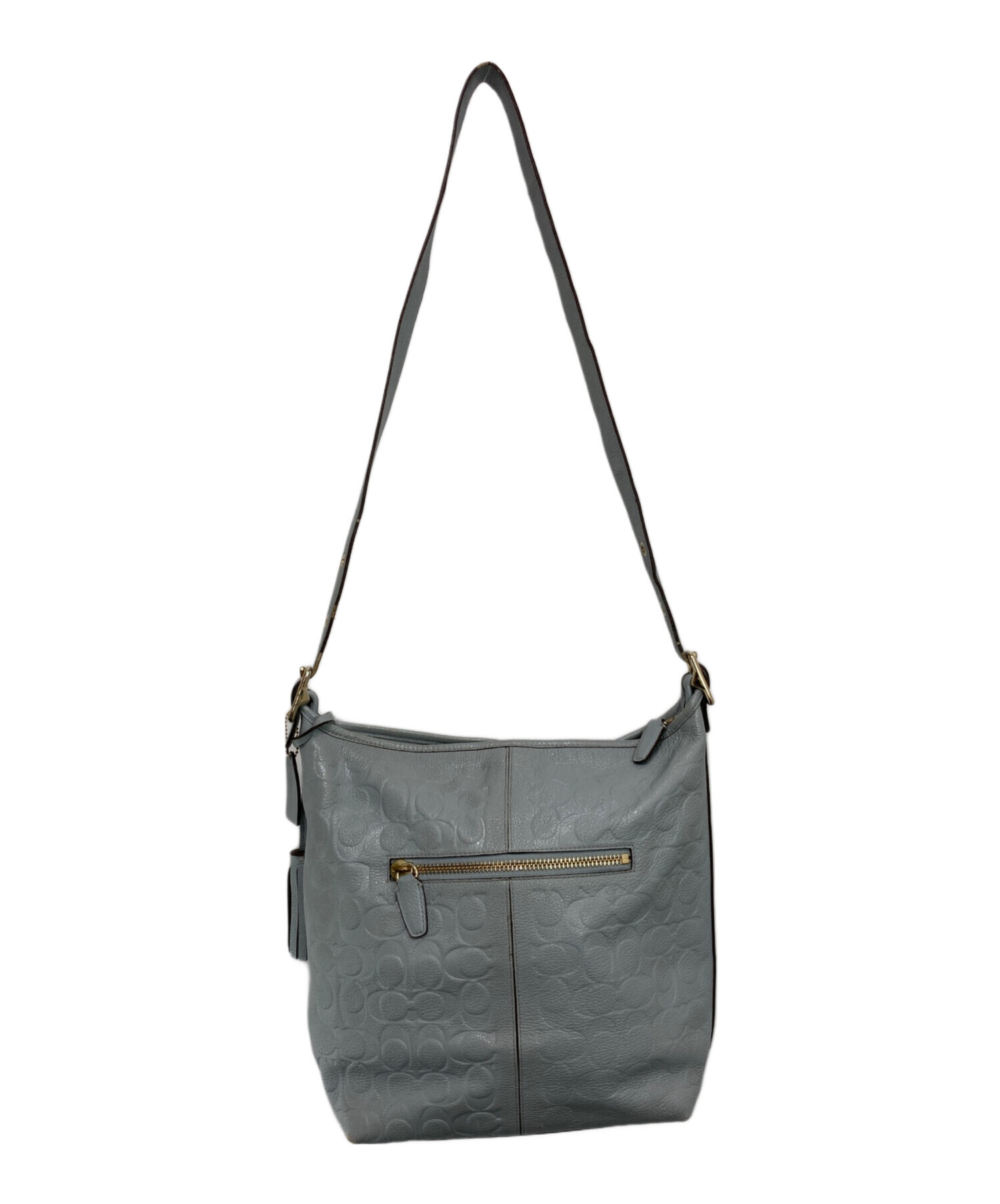 中古・古着通販】COACH (コーチ) シグネチャーショルダーバッグ ライト 