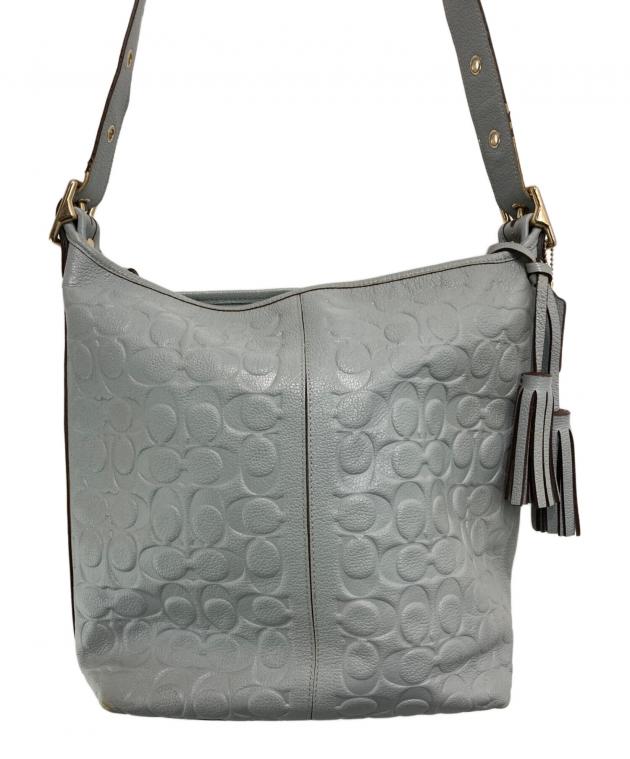 中古・古着通販】COACH (コーチ) シグネチャーショルダーバッグ ライト
