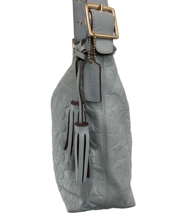 中古・古着通販】COACH (コーチ) シグネチャーショルダーバッグ ライト