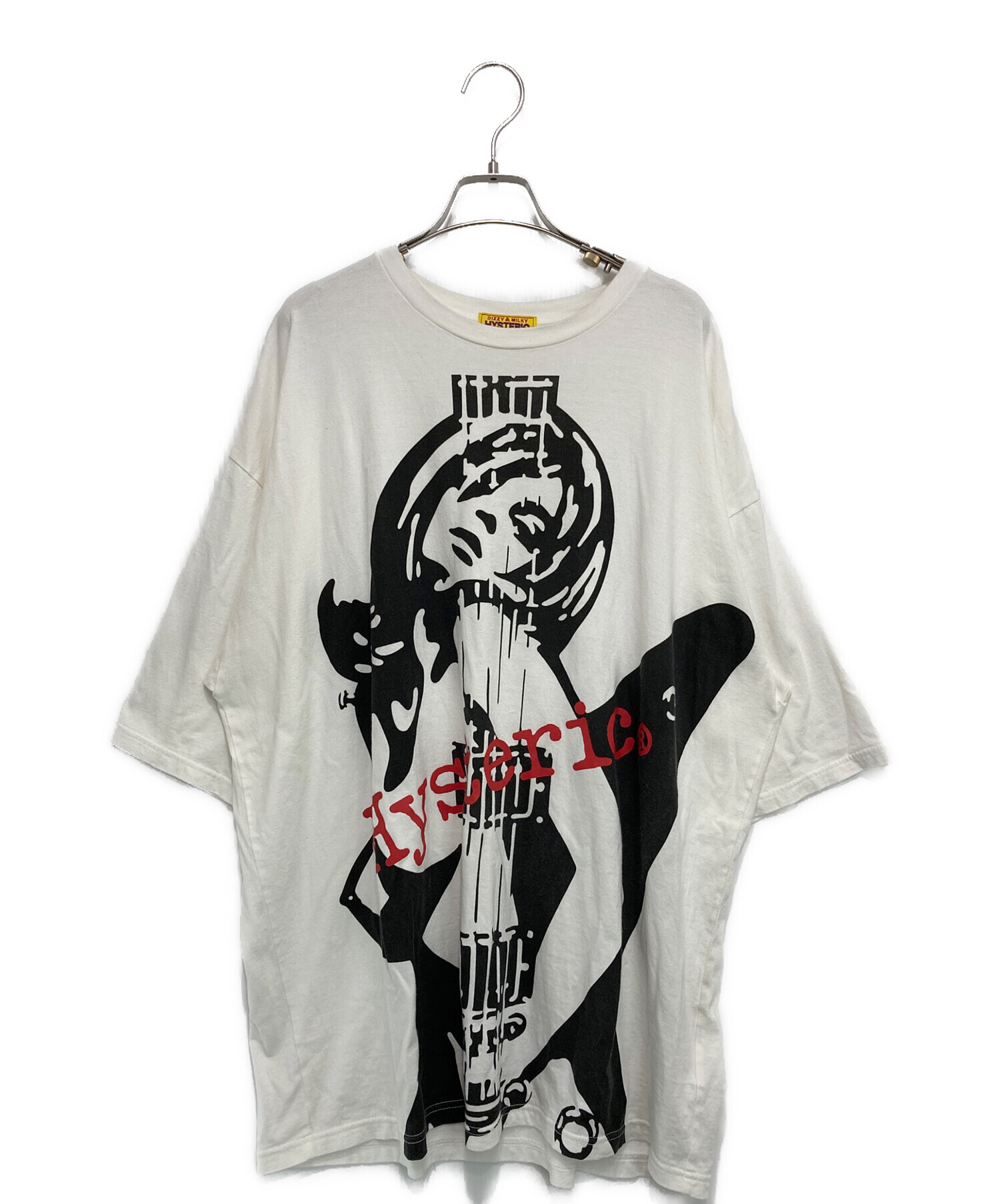 ヒステリックグラマー　GUITAR GIRL編込 ワンピース　Vネック 中古・古着通販】Hysteric Glamour (ヒステリックグラマー) GUITAR