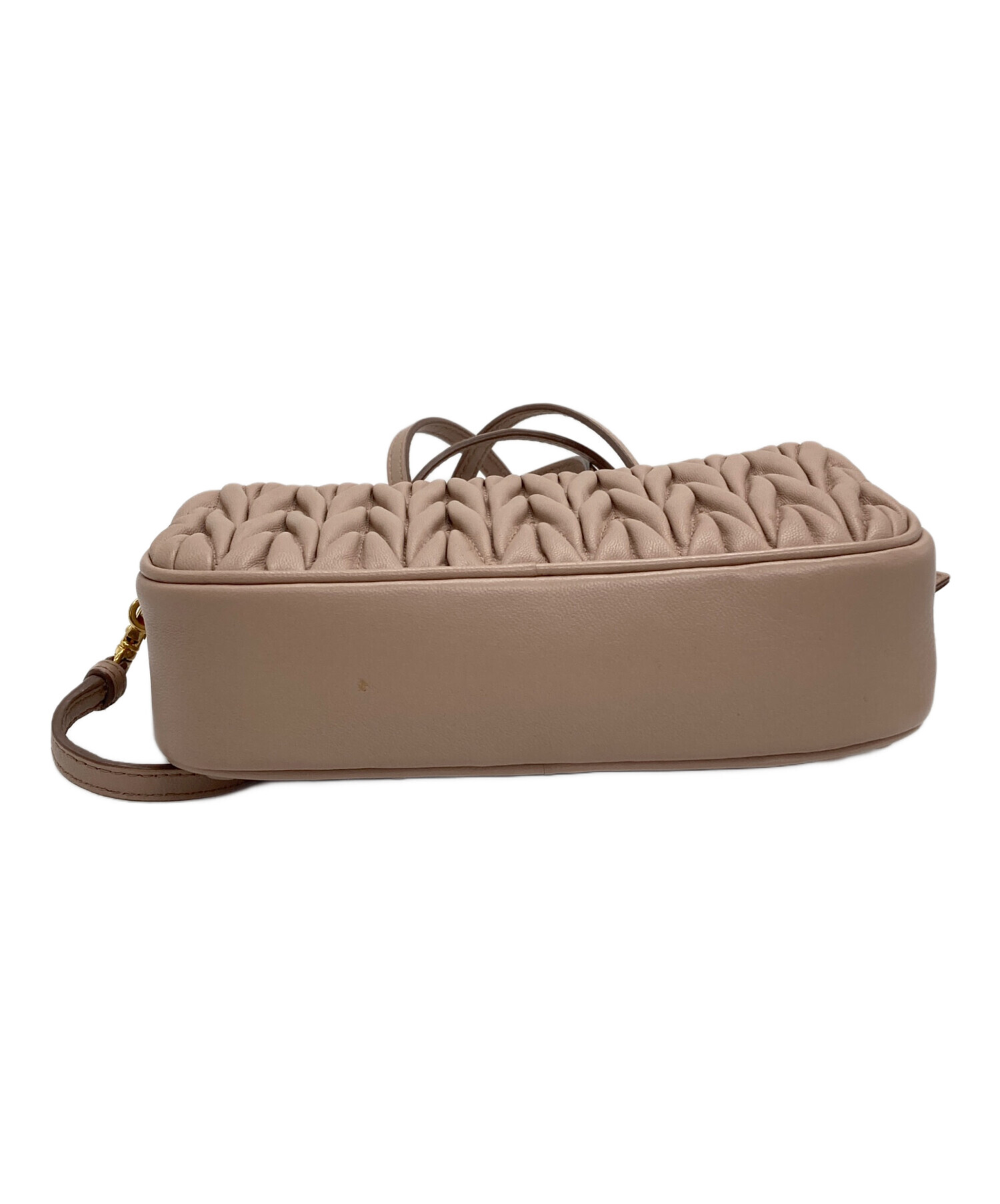 リンク　miumiu マテラッセショルダー　CAMMEO ピンク 中古・古着通販】MIU MIU (ミュウミュウ) マテラッセミニショルダー