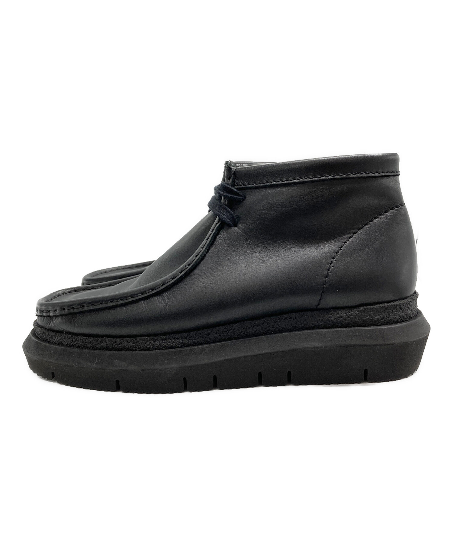 CLARKS ORIGINALS sacai ブラック　サイズ41 中古・古着通販】CLARKS (クラークス) sacai (サカイ) Wallabee Sacai