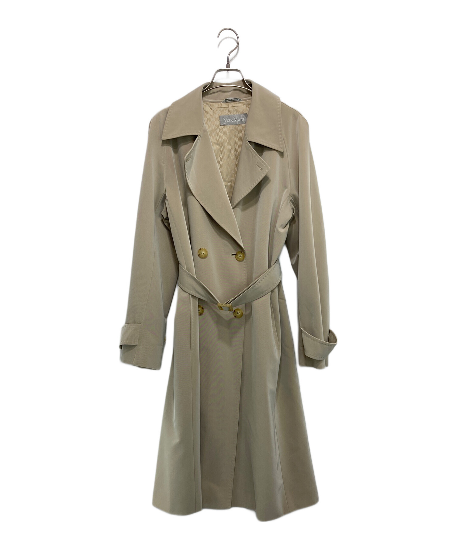 中古・古着通販】MaxMara (マックスマーラ) トレンチコート ベージュ