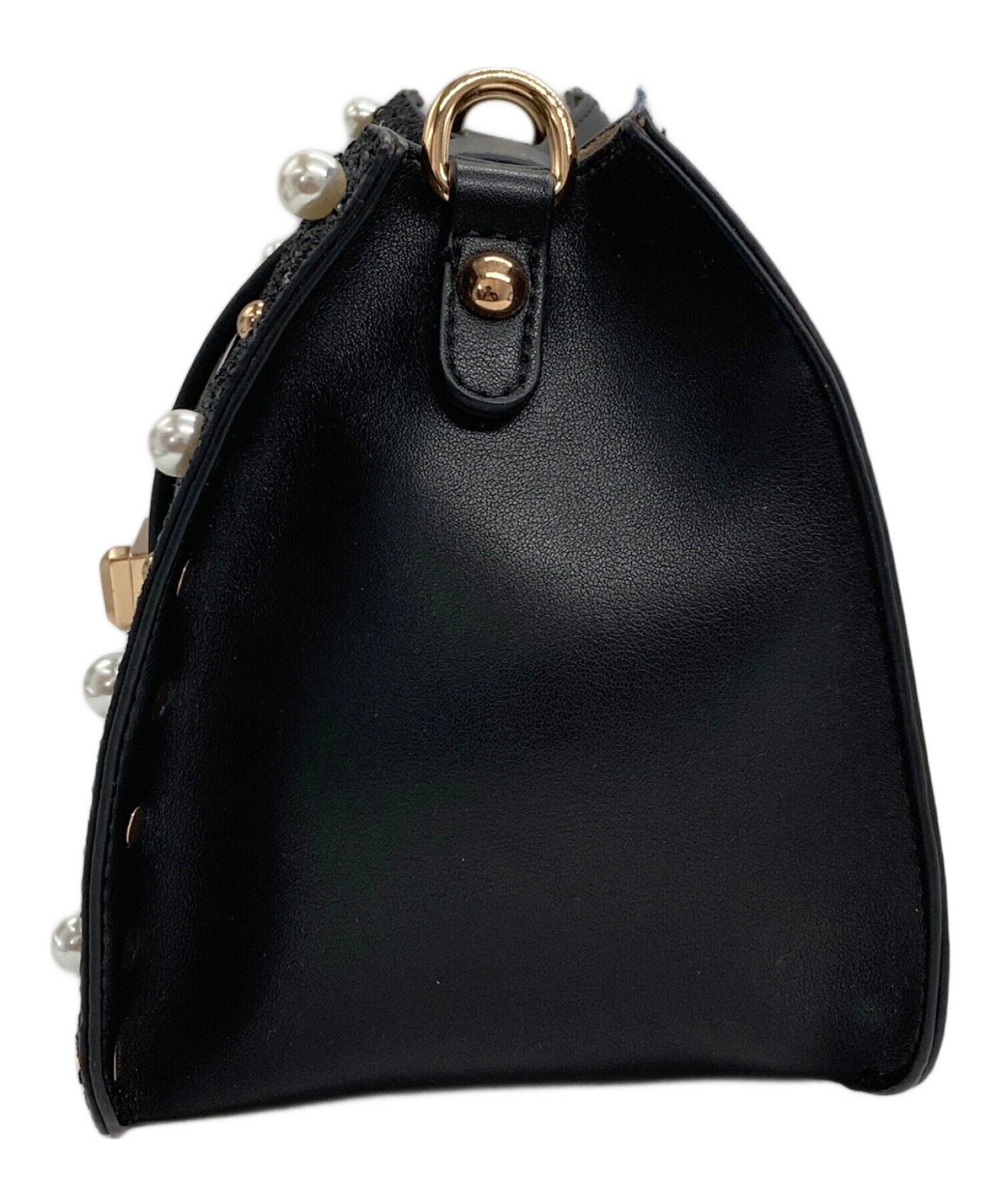 中古・古着通販】DIANA (ダイアナ) キラキラグリッターBAG ブラック 