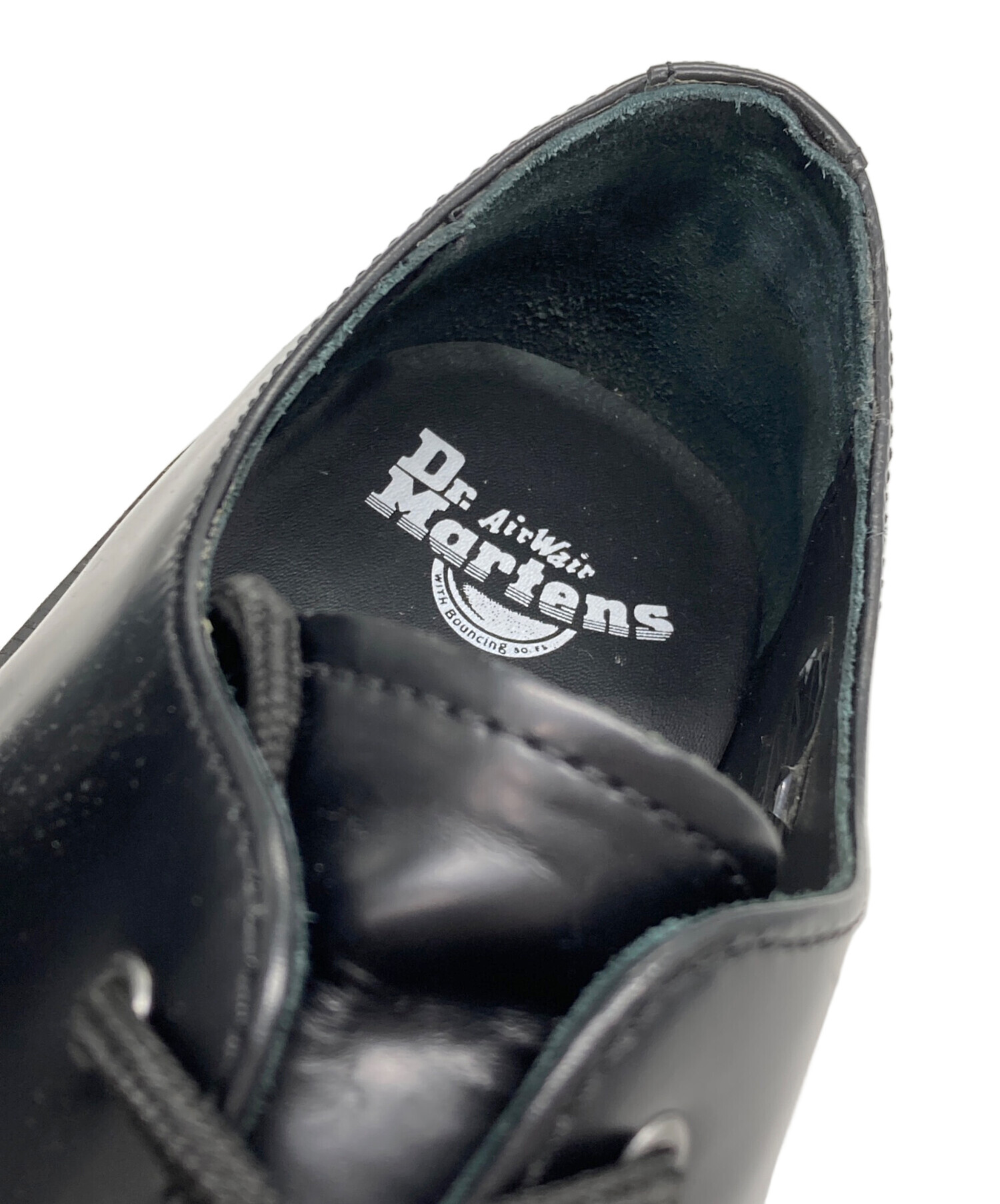未使用級☆ドクターマーチン 1925 EST スチールトゥ 3ホール 黒 UK7 ドクターマーチン Dr.Martens 1925Z 3EYE STEEL TOE SHOE (3ホール