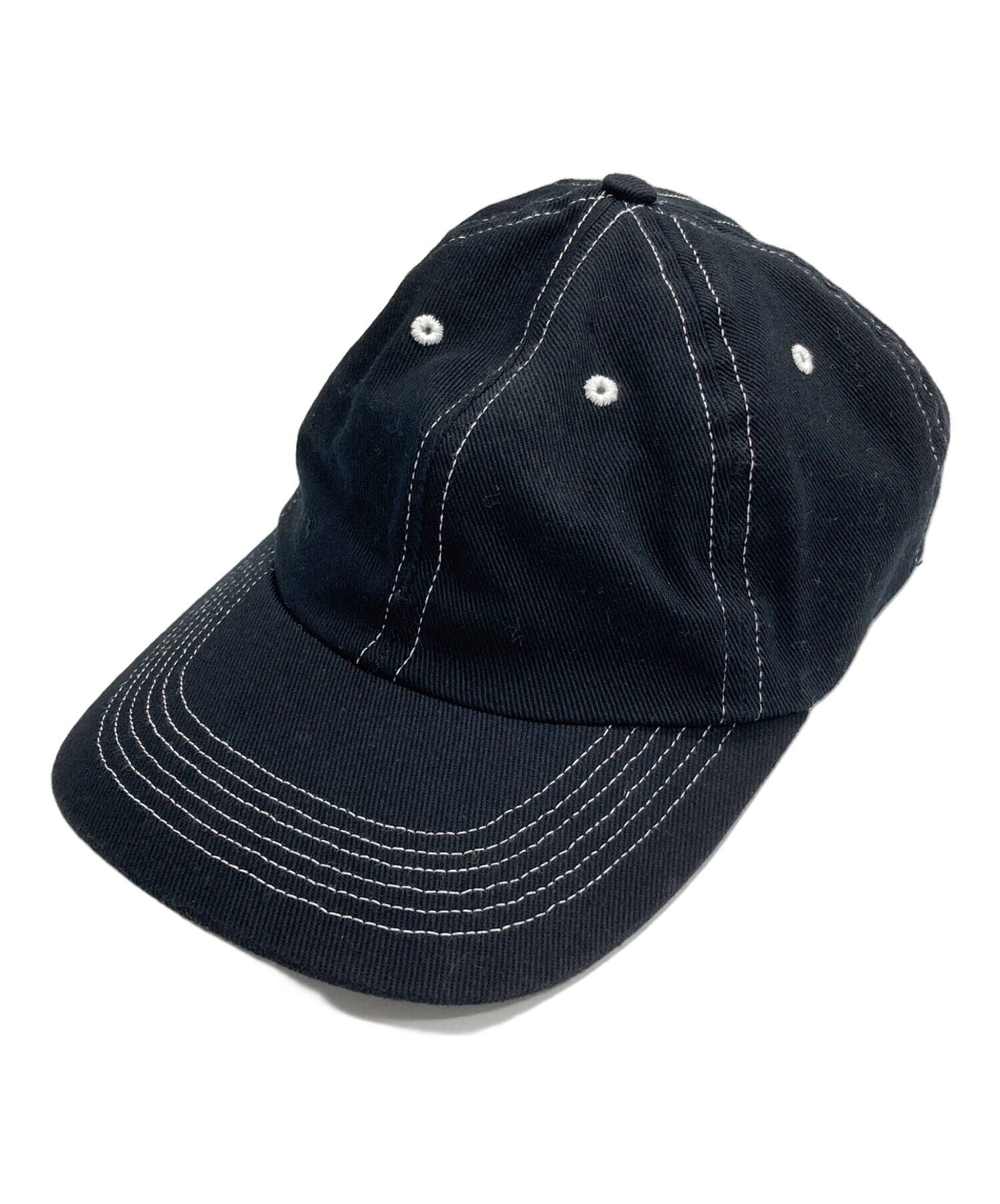 希少 NOAH ノア Nロゴ キャップ ブラック MADE IN USA ウール 中古・古着通販】Noah (ノア) キャップ ブラック｜ブランド・古着通販