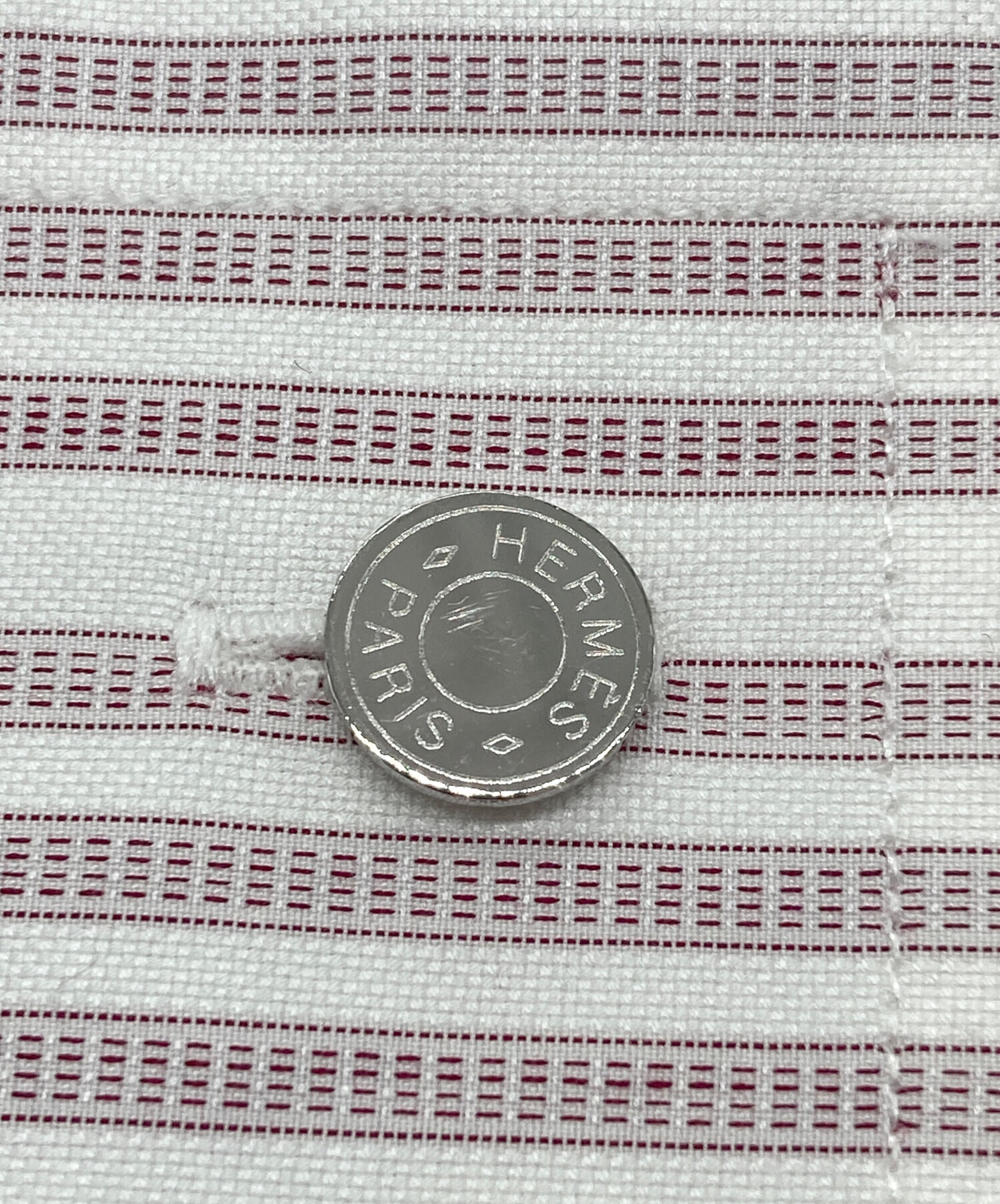 中古・古着通販】HERMES (エルメス) セリエボタン ストライプシャツ