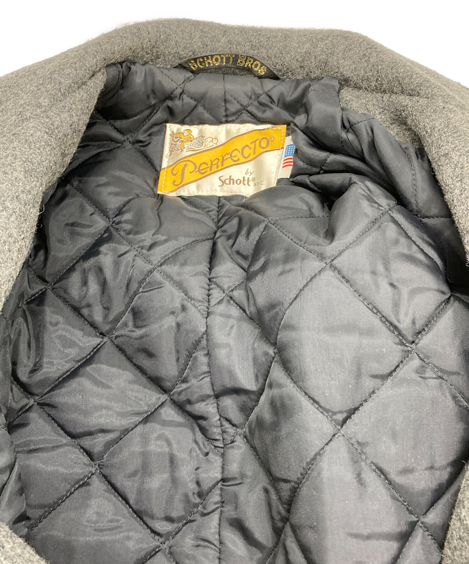 中古・古着通販】Schott (ショット) メルトンライダースジャケット