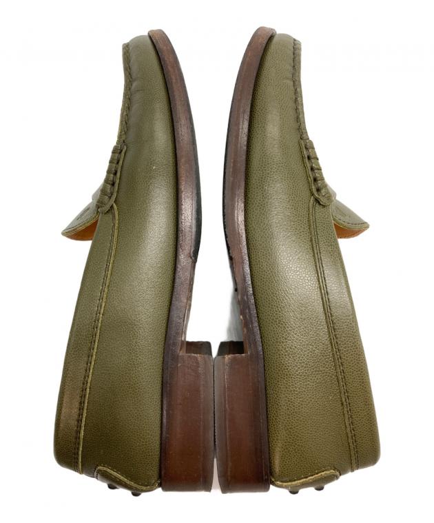 TOD'S グリーン ローファー 中古・古着通販】TOD'S (トッズ) ローファー グリーン サイズ:37
