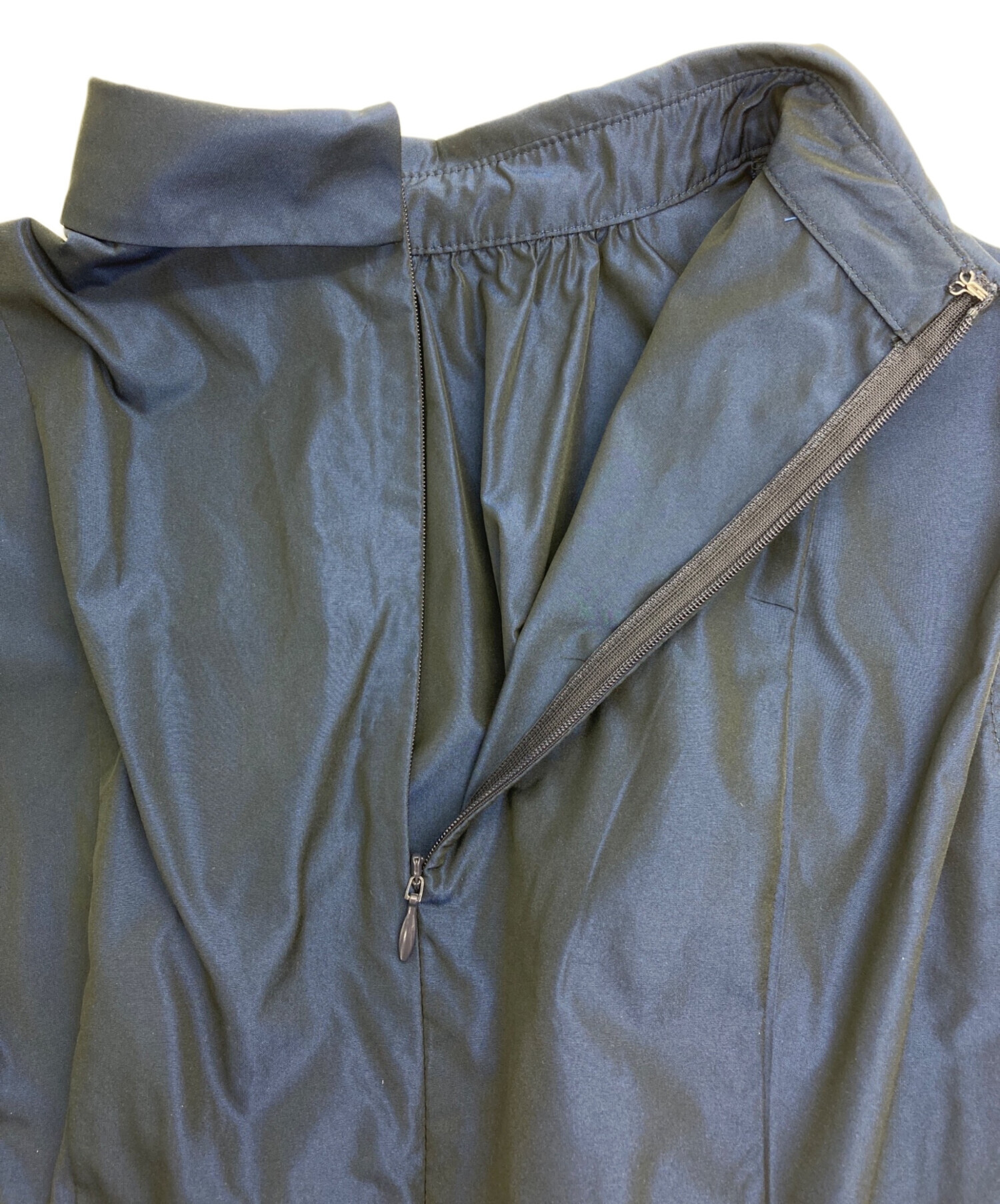 中古・古着通販】ANAYI (アナイ) ノースリーブワンピース ネイビー