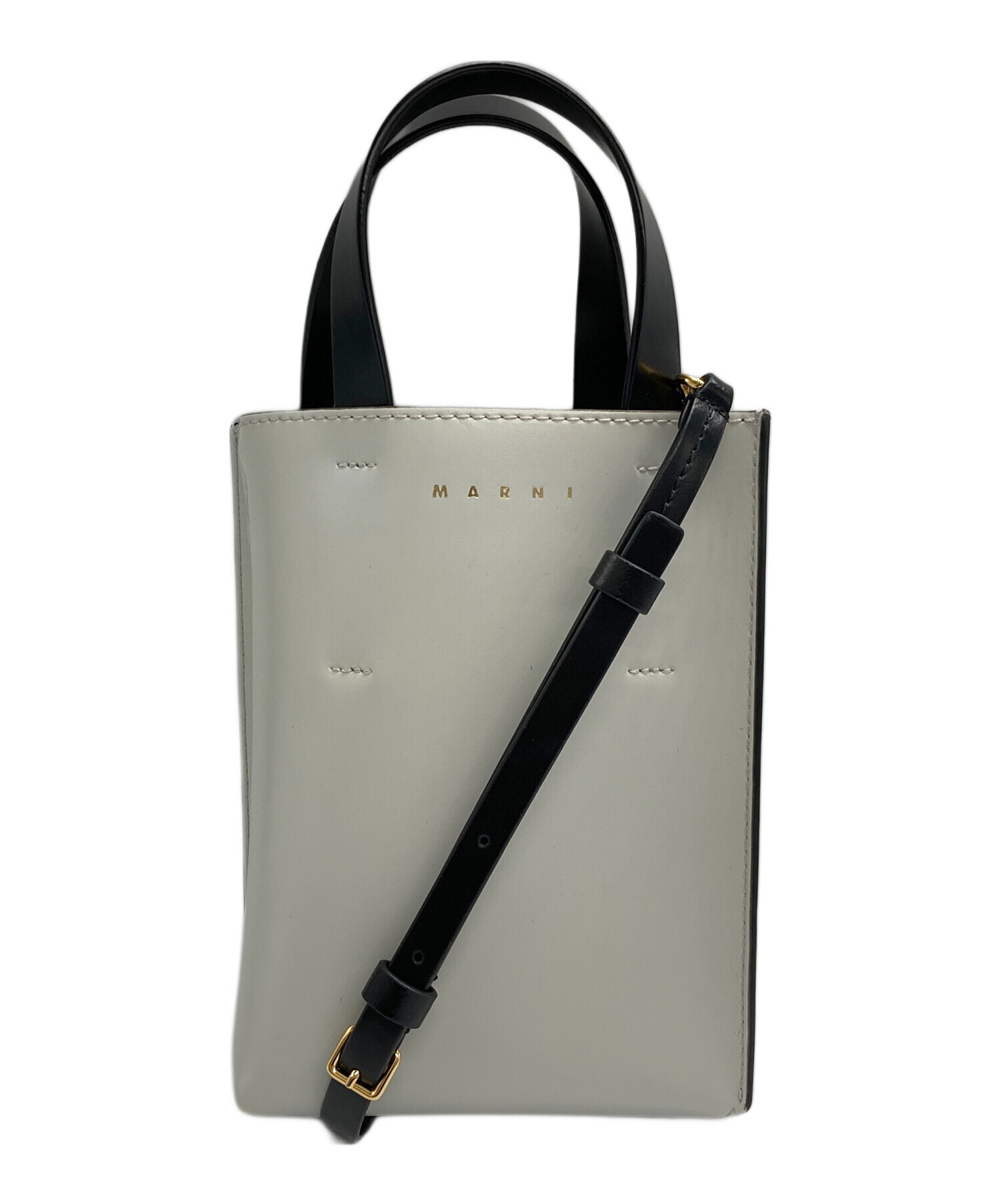 中古・古着通販】MARNI (マルニ) museoミュゼオトート ブラック
